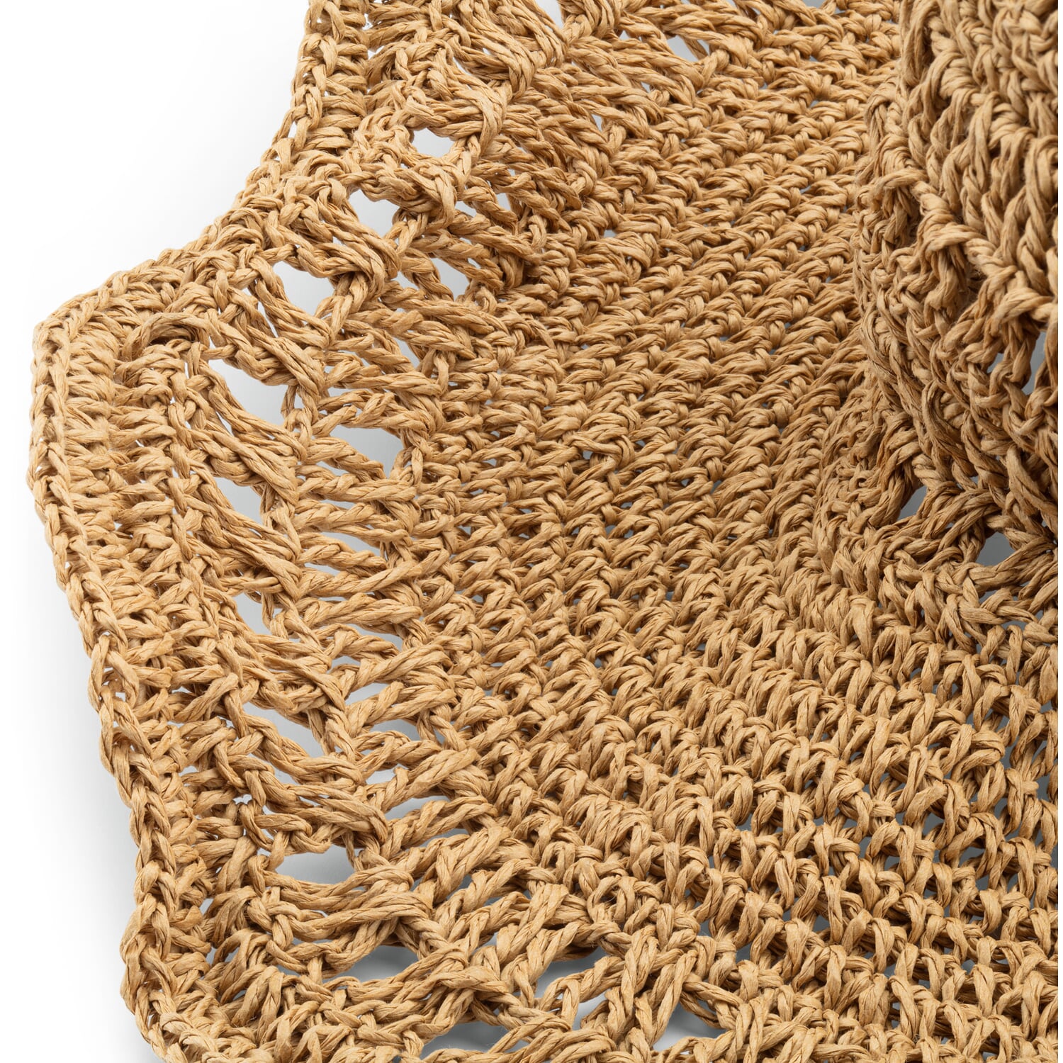 Ladies' raffia sun hat, natural