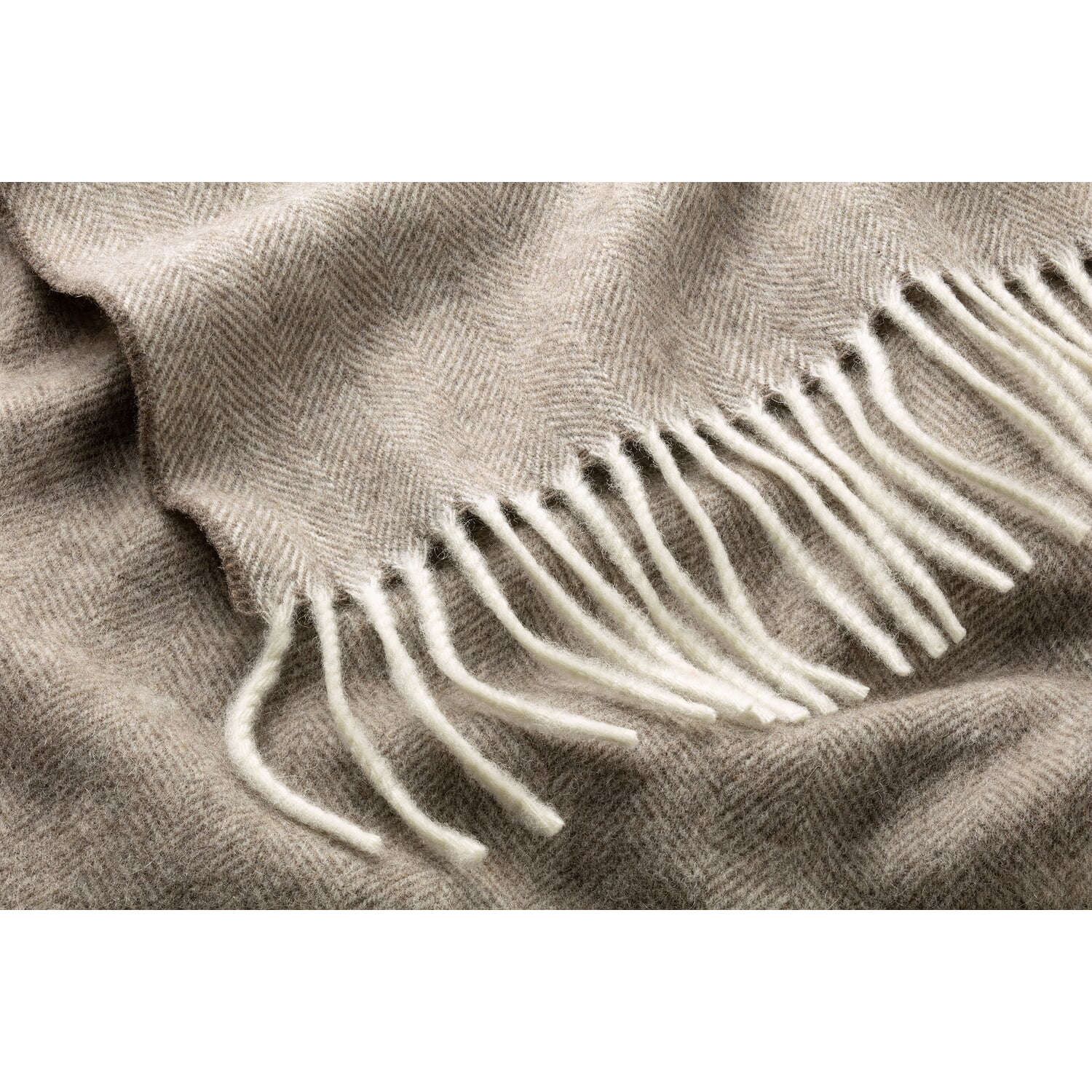 Blanket lambswool herringbone