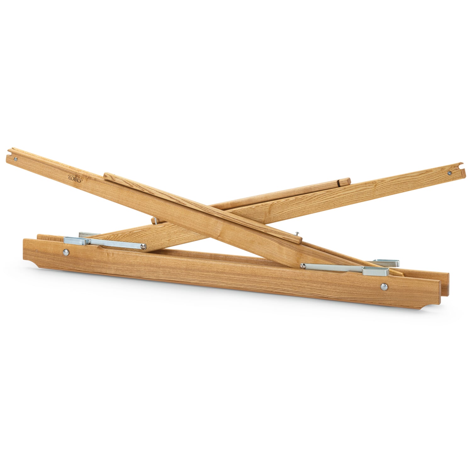 Folding hammock stand ash wood natural