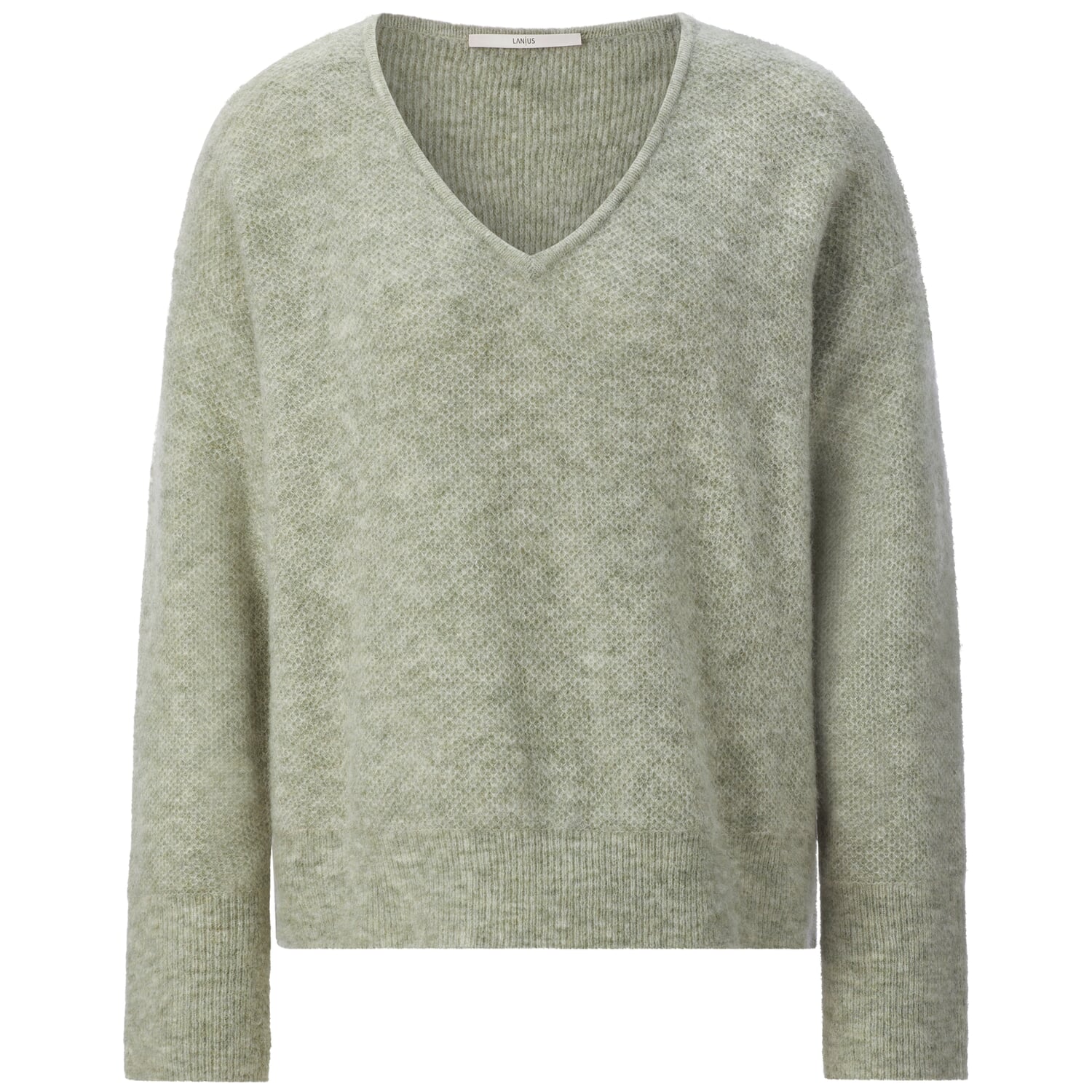 Women's knitted V-neck sweater