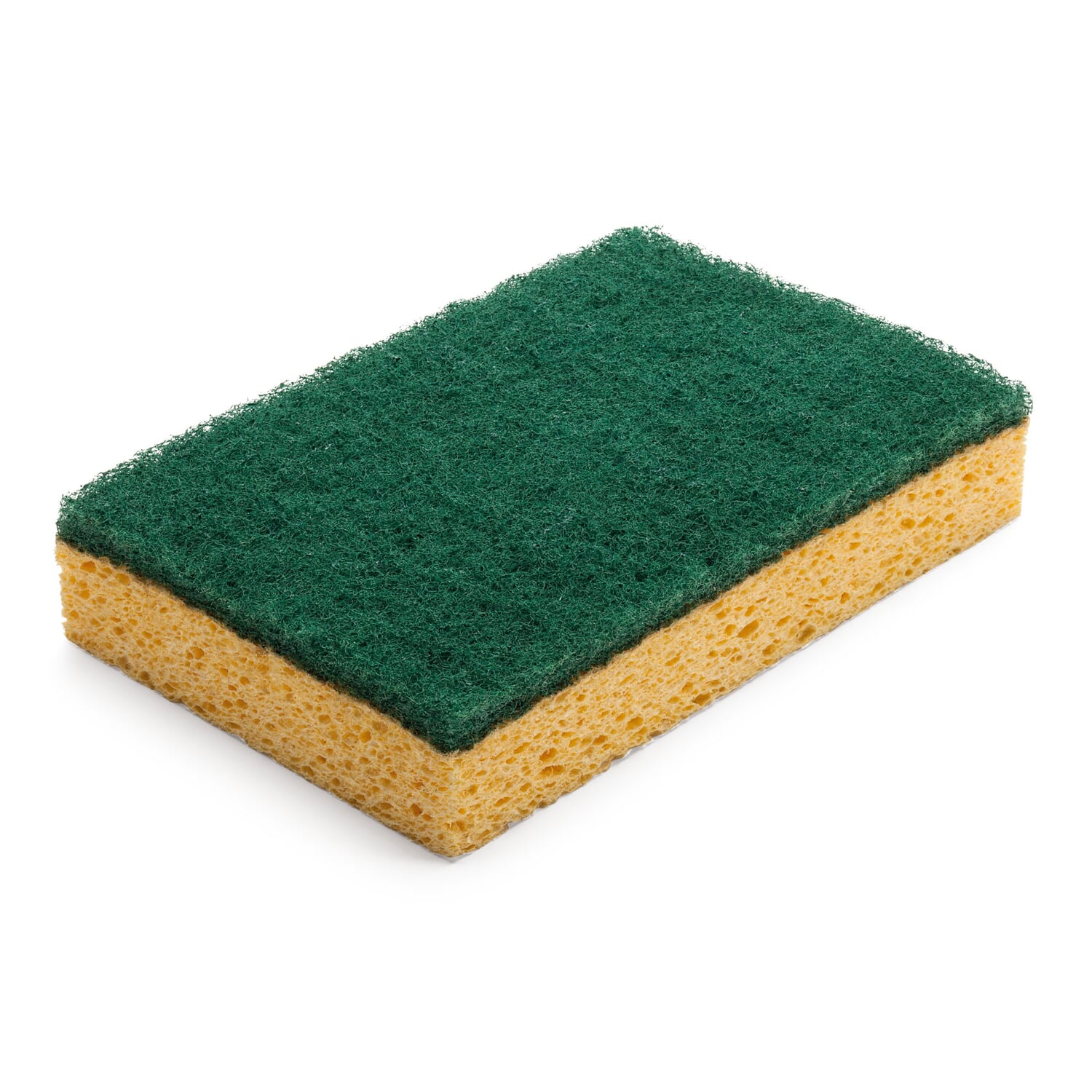 Abrasive sponge cellulose strong