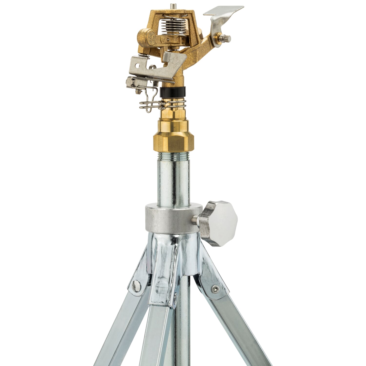 Set circular sprinkler with tripod