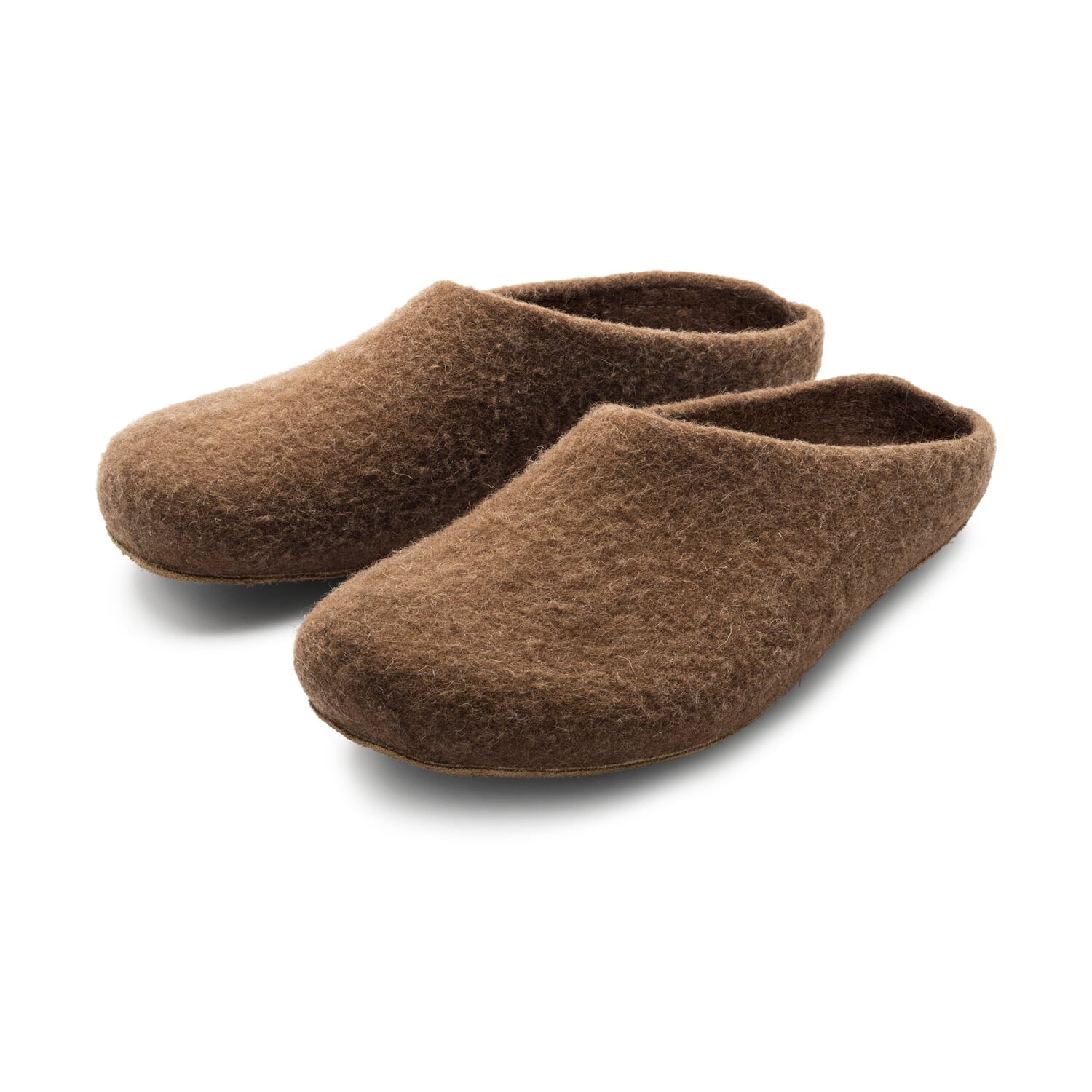 Camel hair slipper