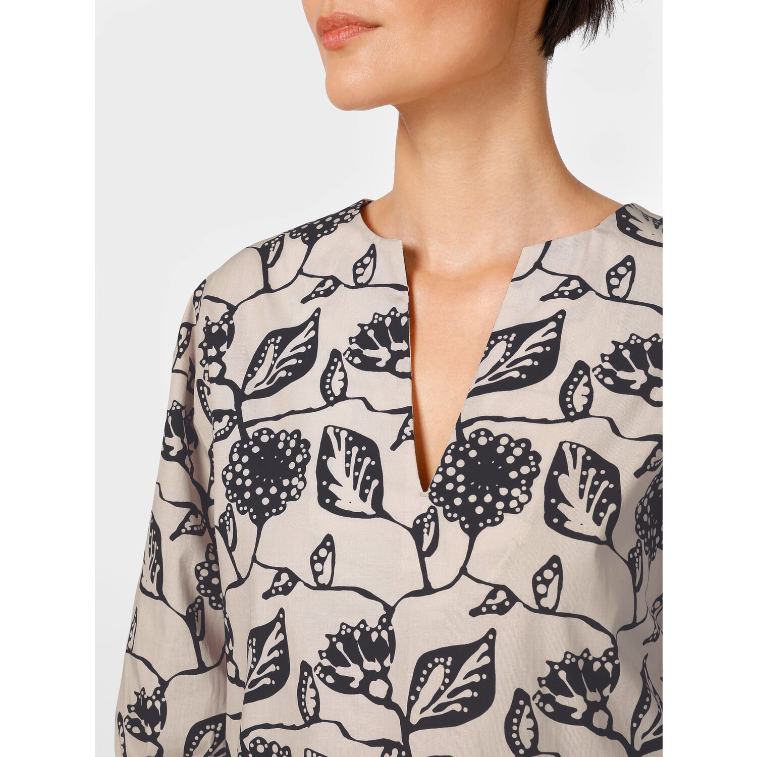 Ladies blouse floral print