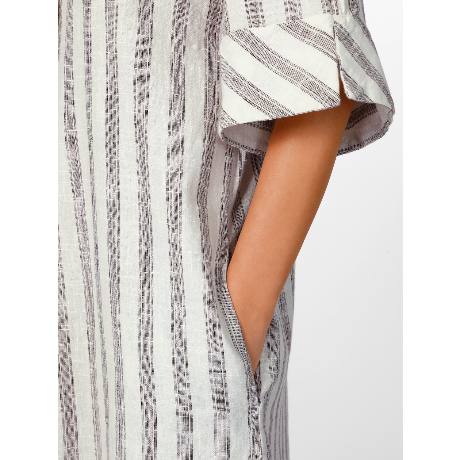 Women's striped blouse dress