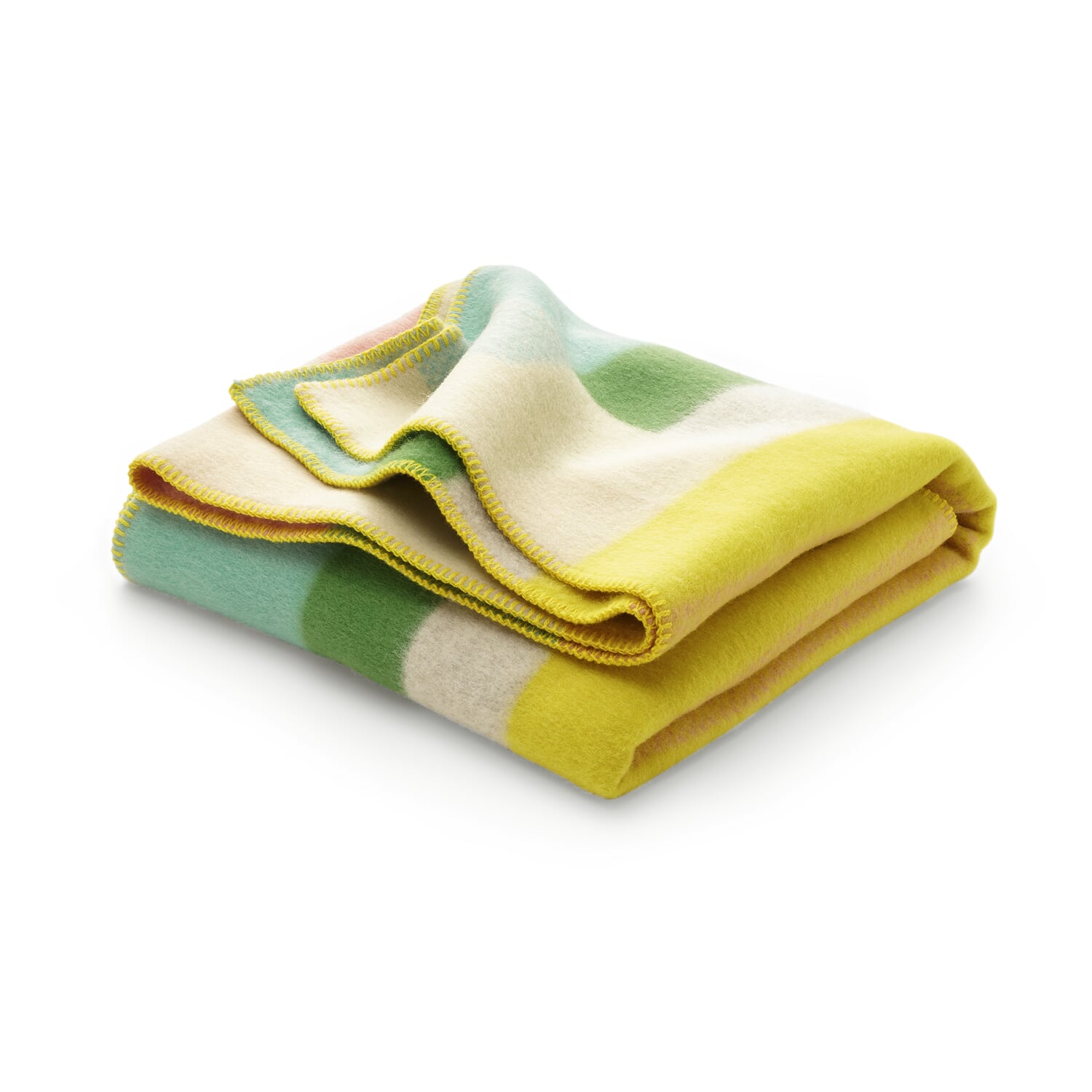 Lambswool blanket Bauhaus style