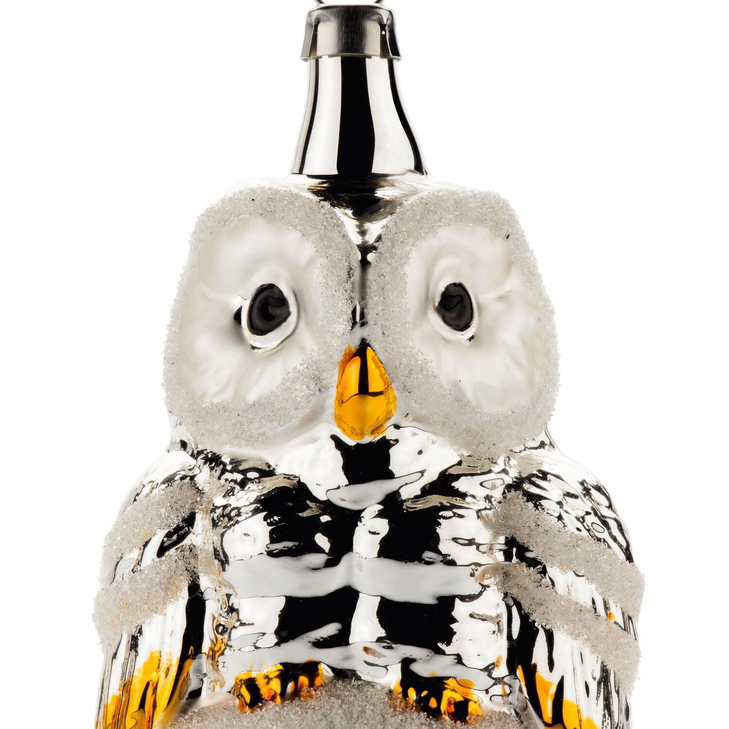 Lauscha glass owl traditional