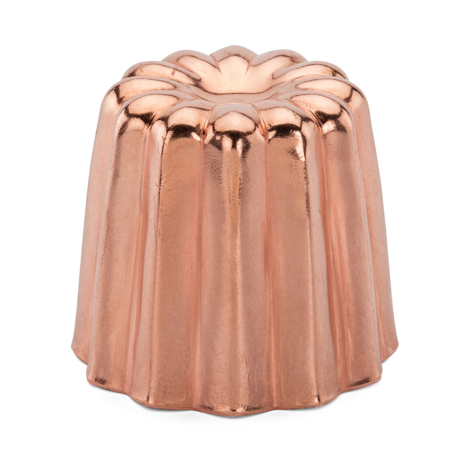 Baking tin canel&eacute; copper