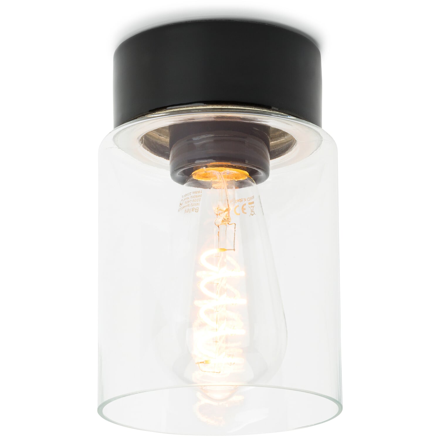 Ceiling light porcelain cylinder