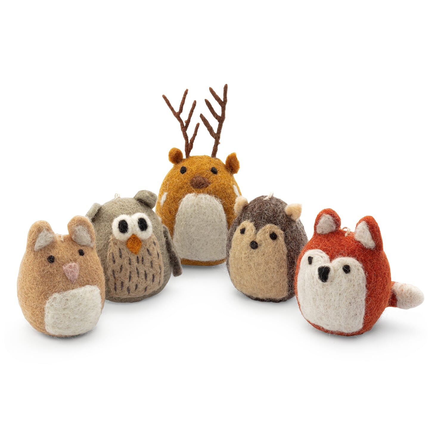 Forest animals felt