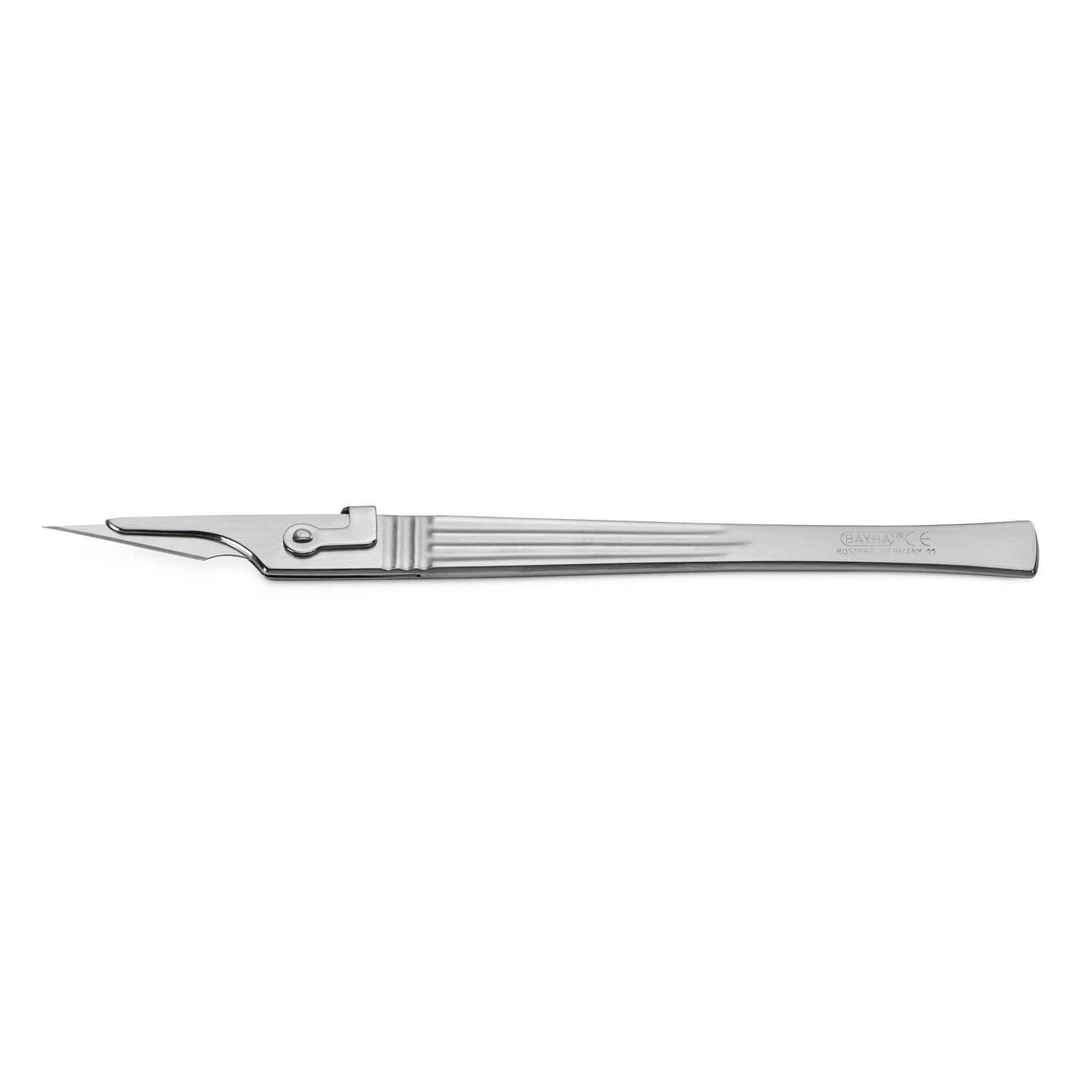 Scalpel handle stainless steel long handle