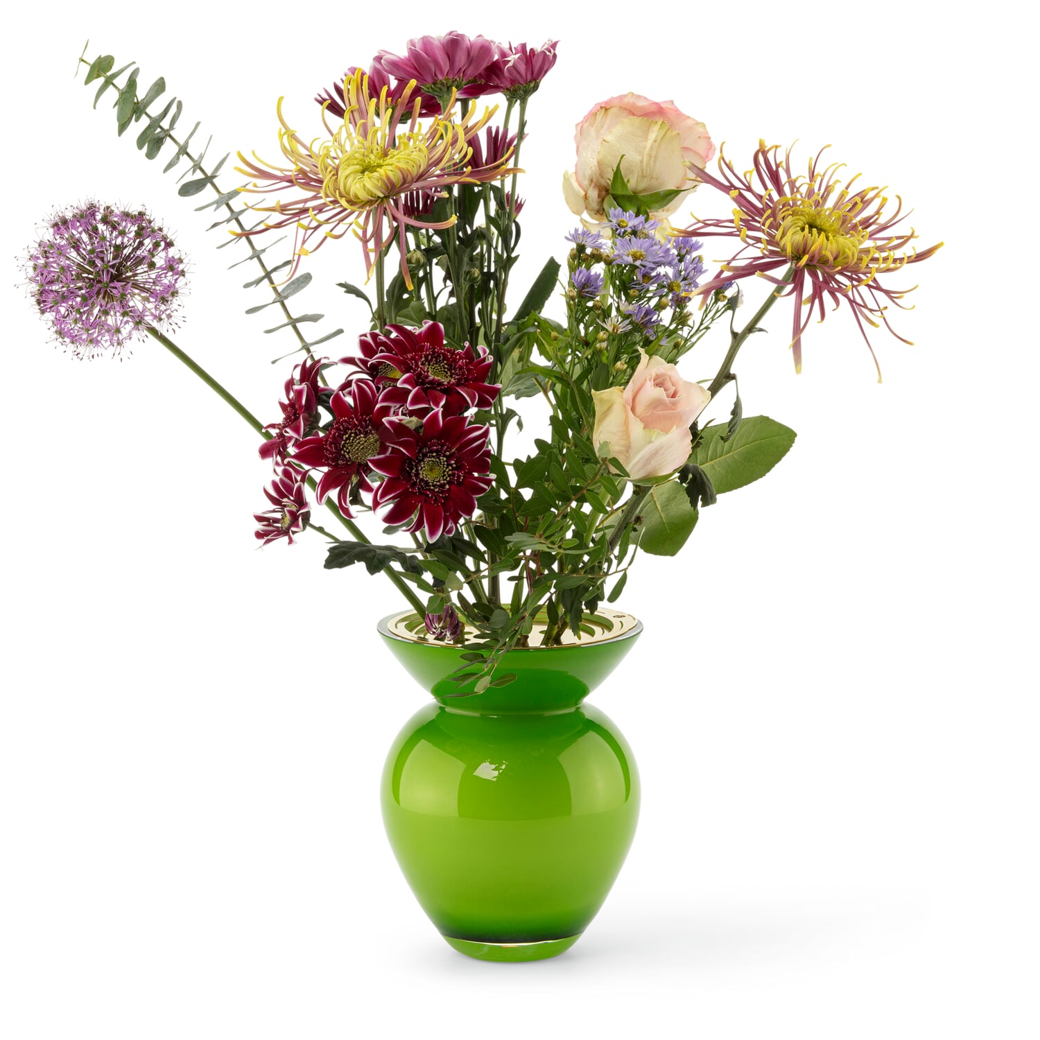 Brass flower disk for vases