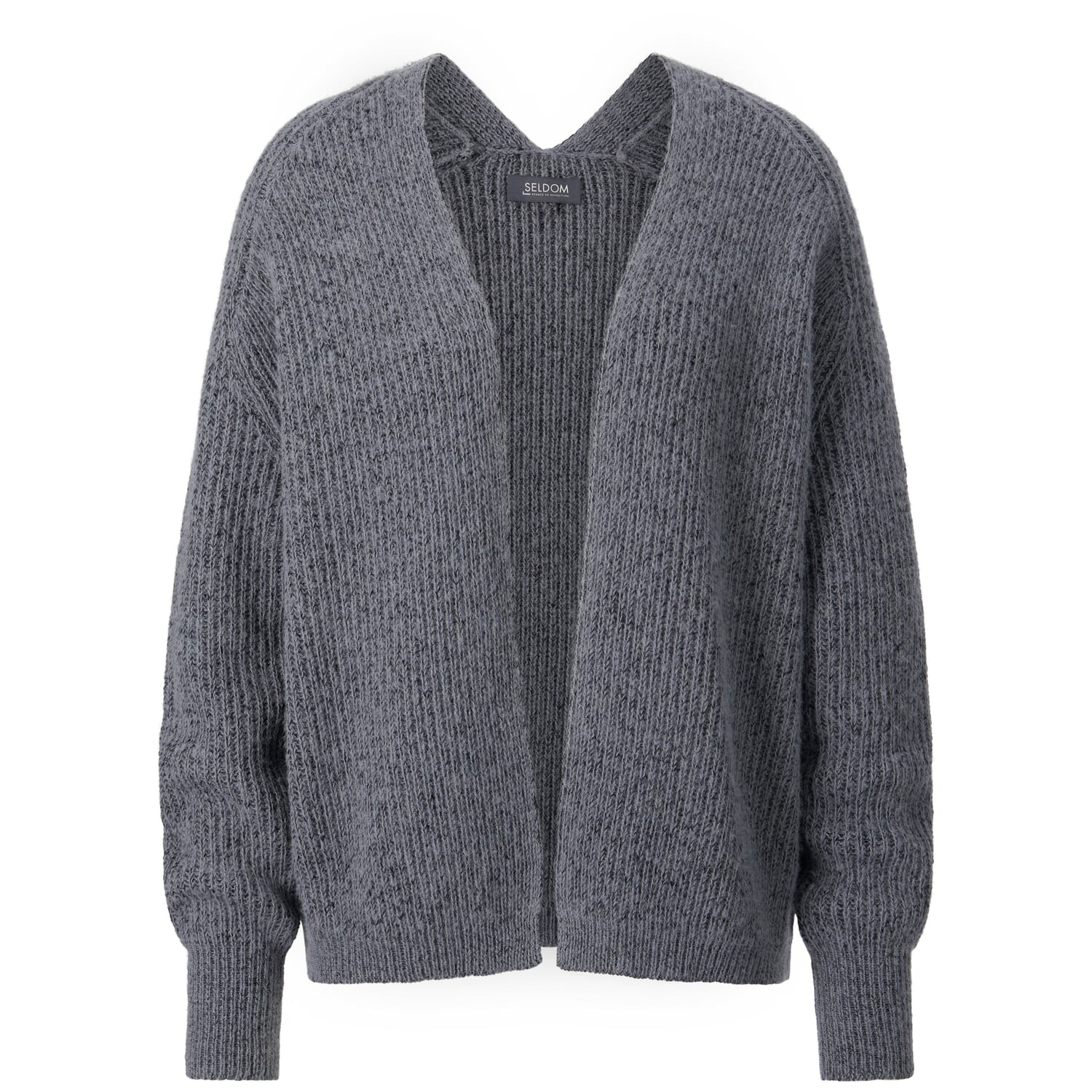 Ladies cardigan rib