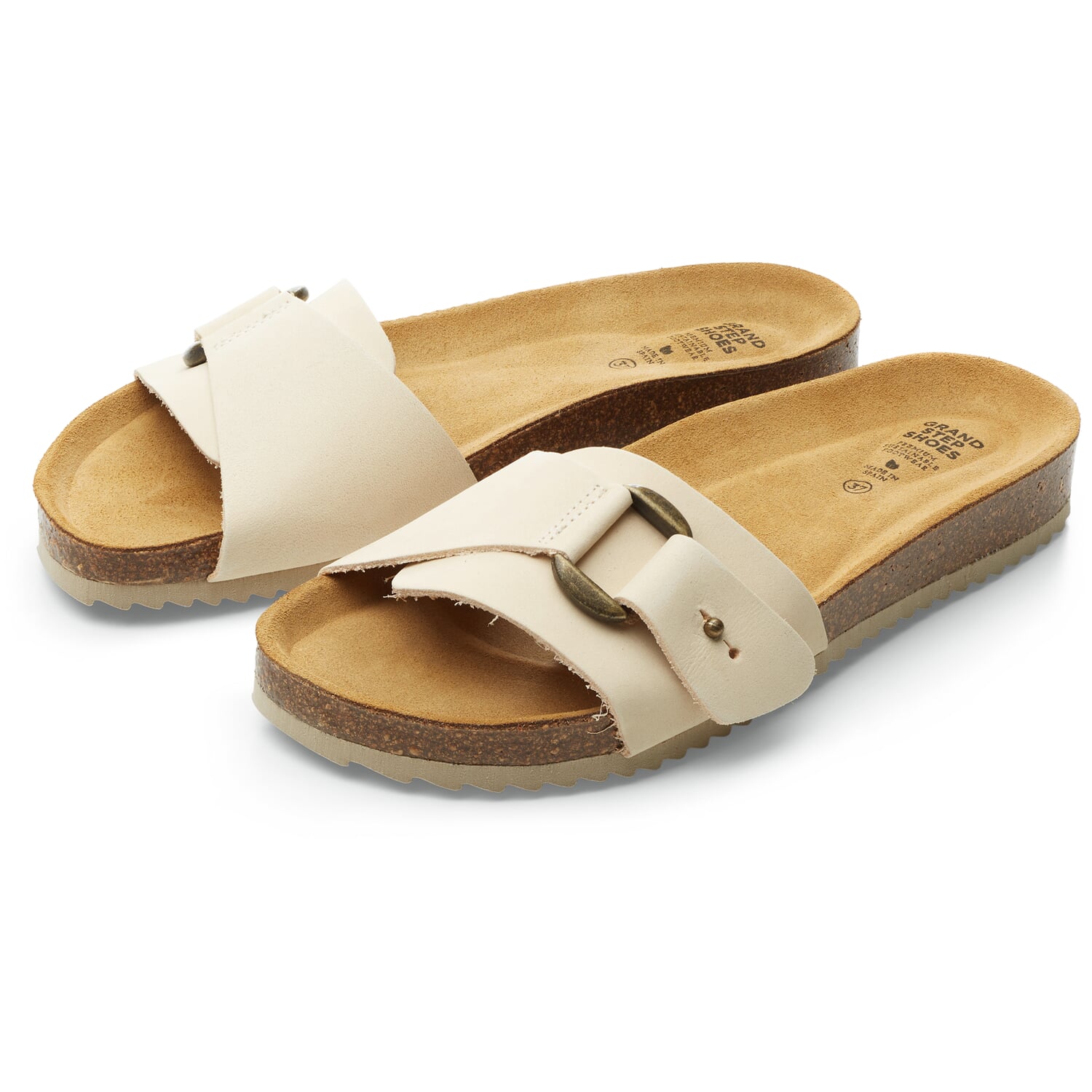 Ladies leather mules