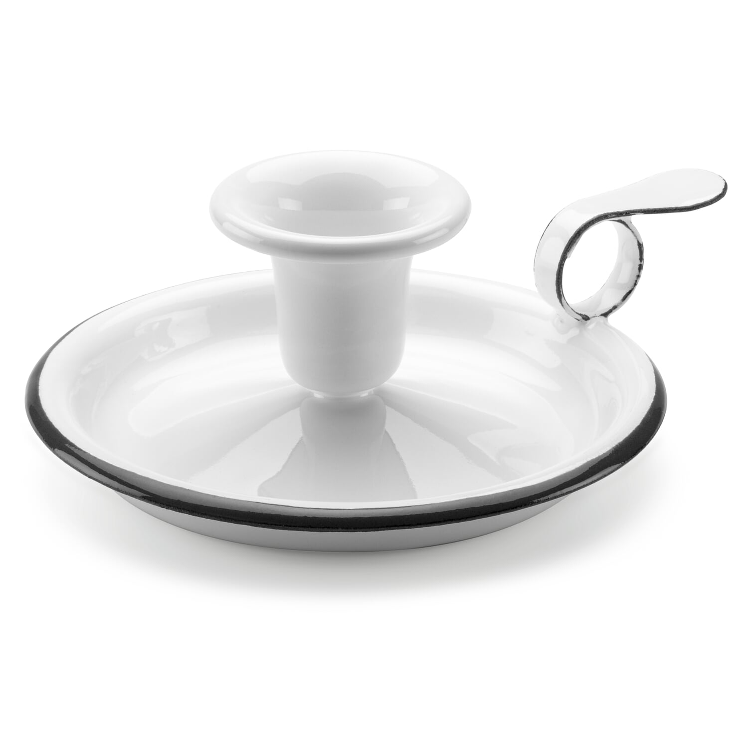 Candlestick retro enamel