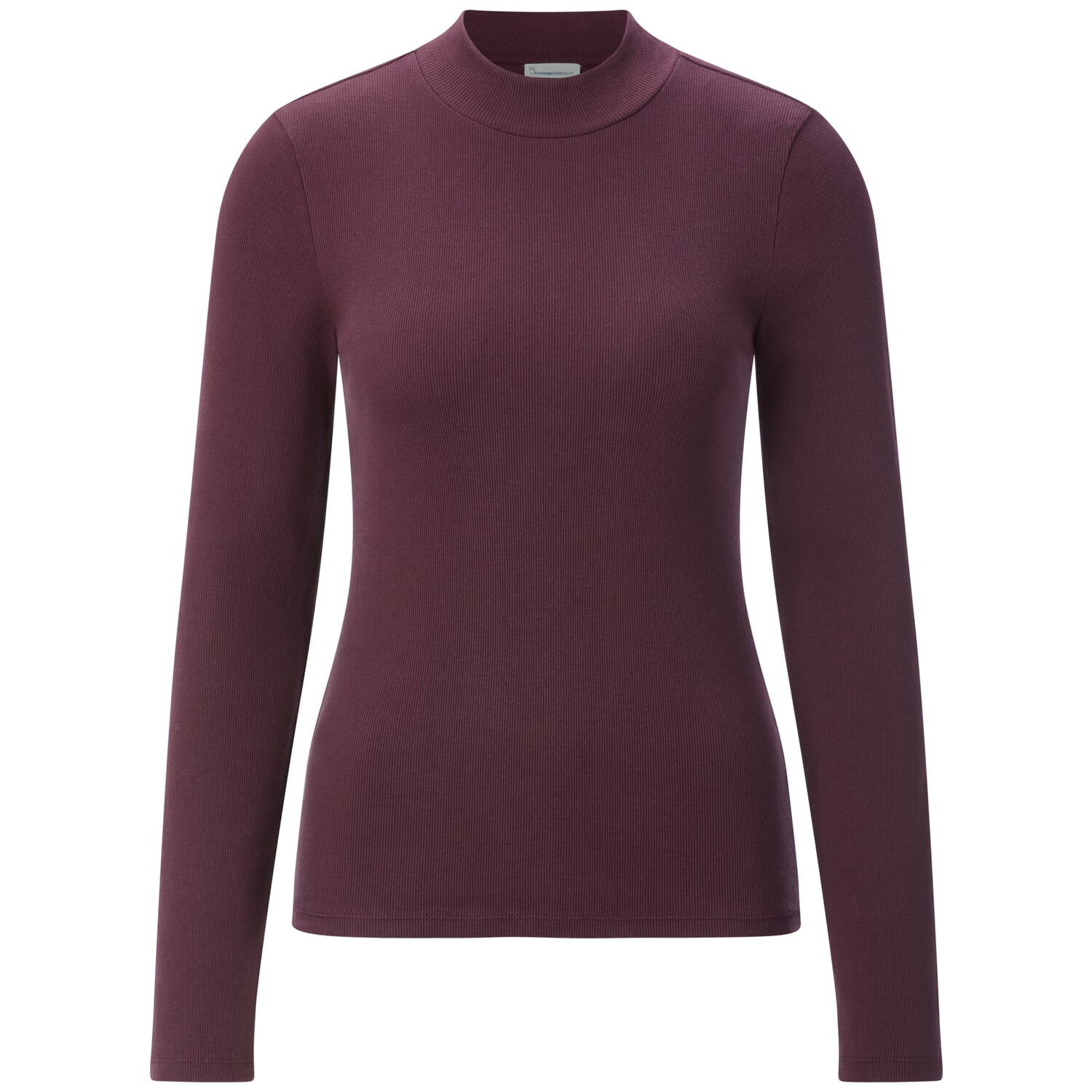 Ladies ribbed shirt long sleeve