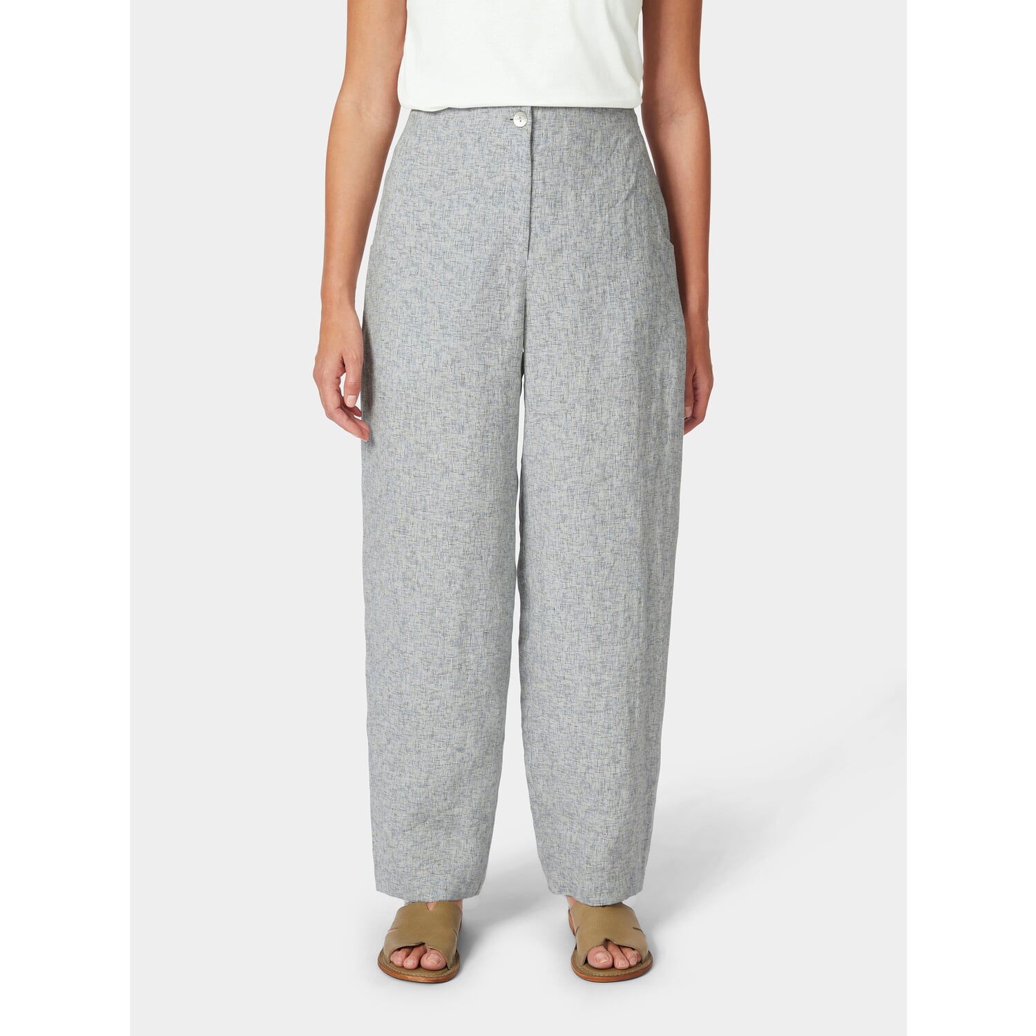 Ladies' fabric trousers