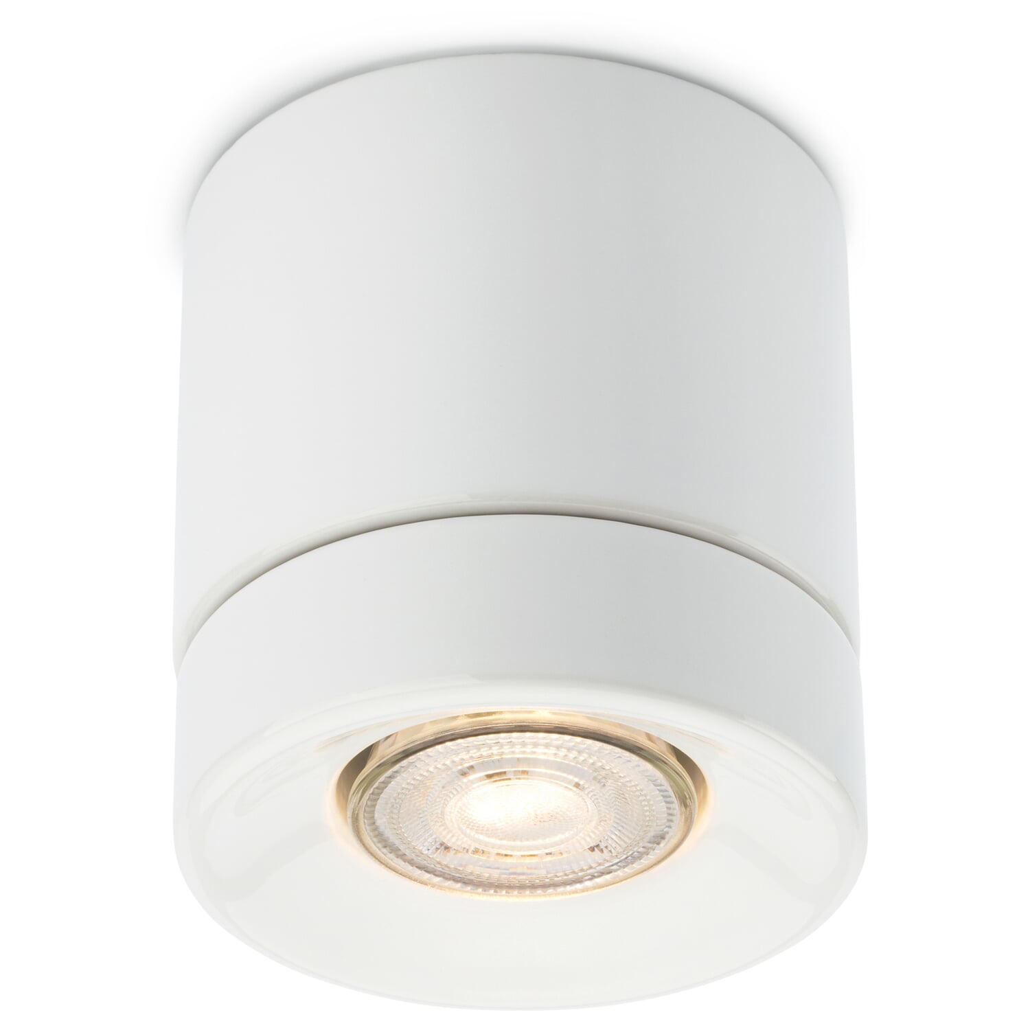 Surface-mounted spotlight porcelain