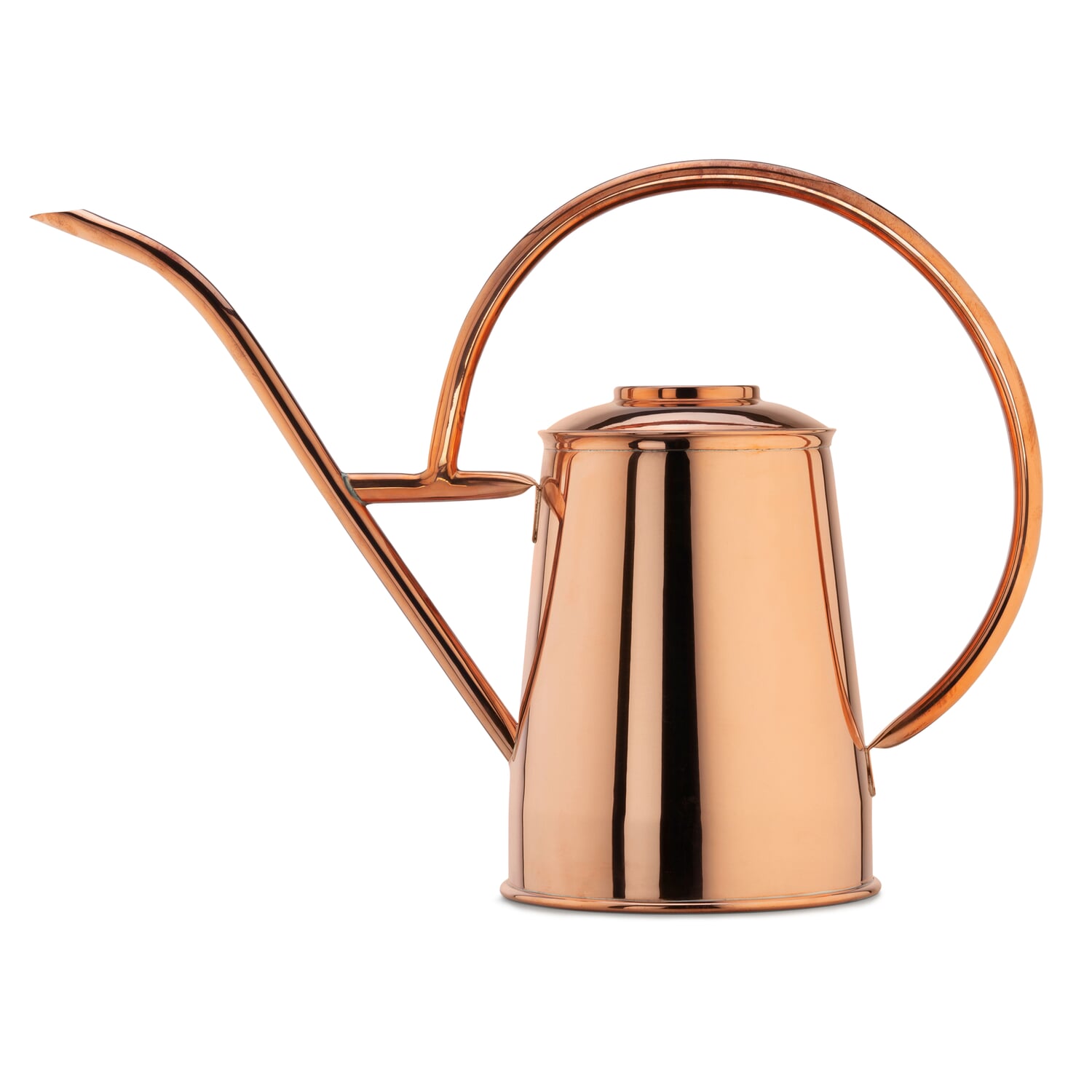 Watering can copper polished large