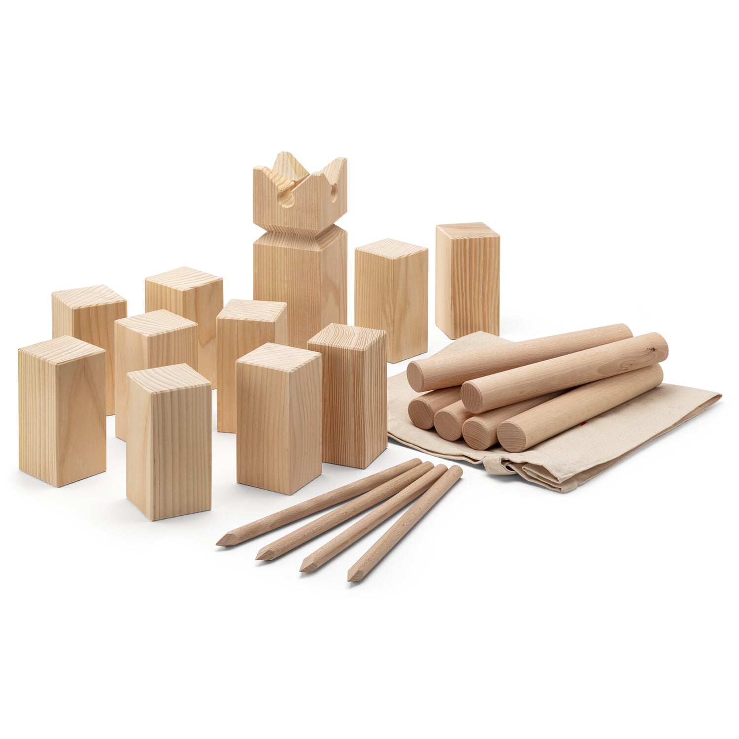 Kubb Viking throwing game