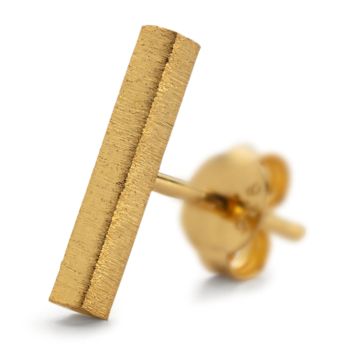 Stud earrings satin bar