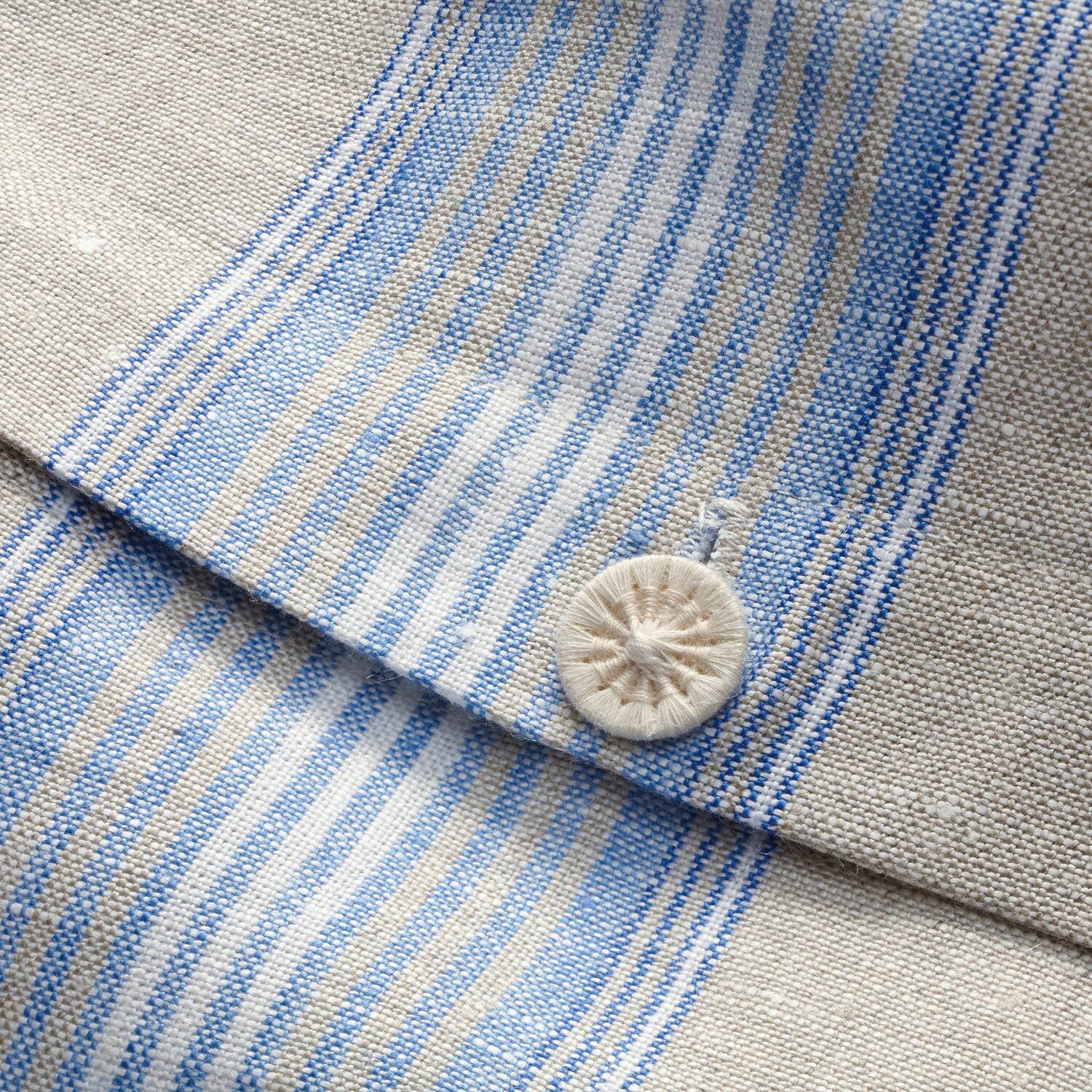 Pillowcase linen striped