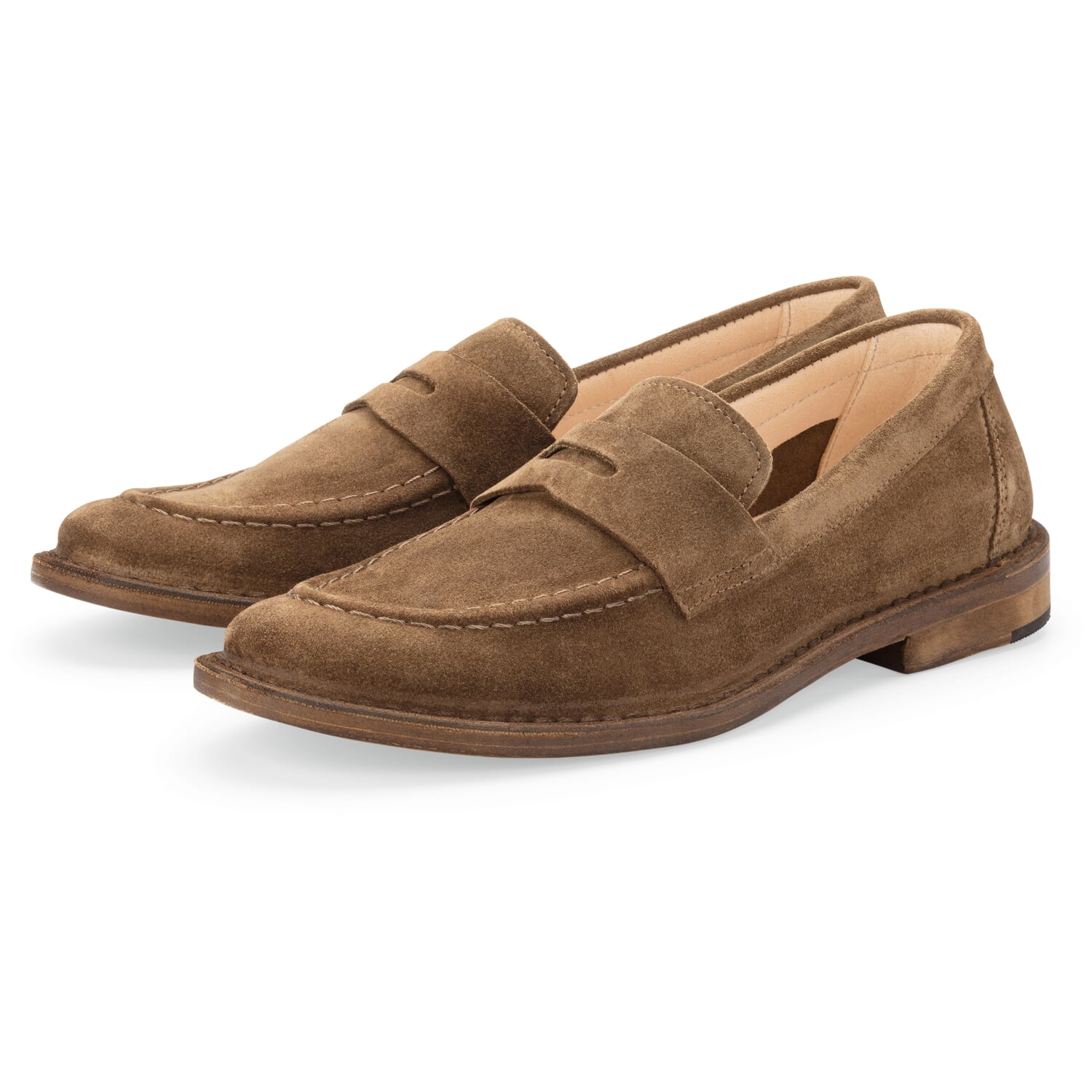 Men's loafer leather sole