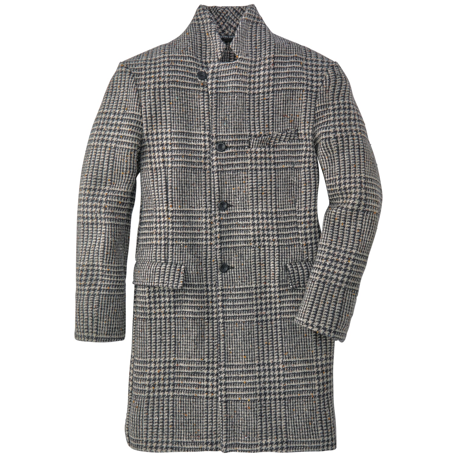 Men's coat patterned
