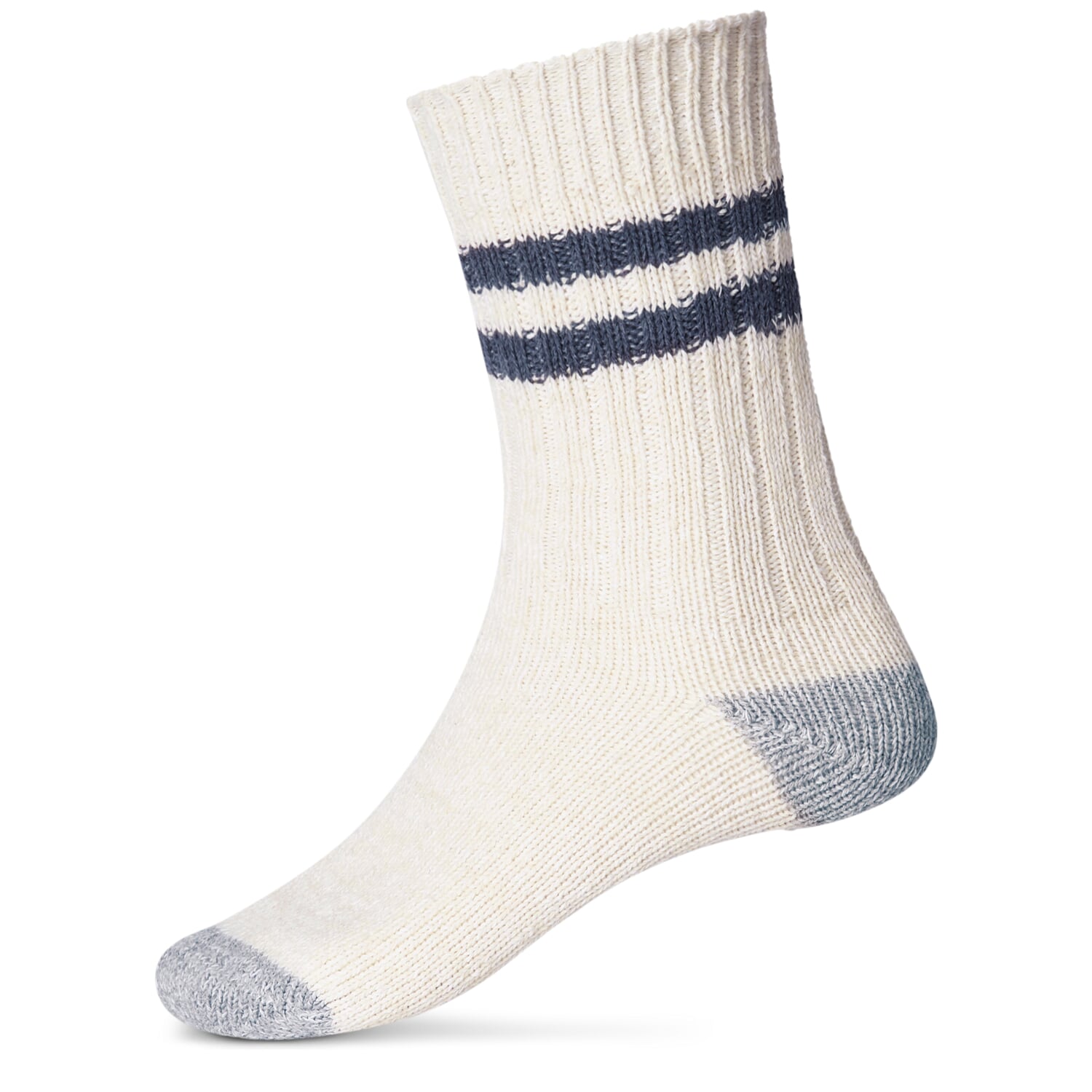 Unisex sock with stripes