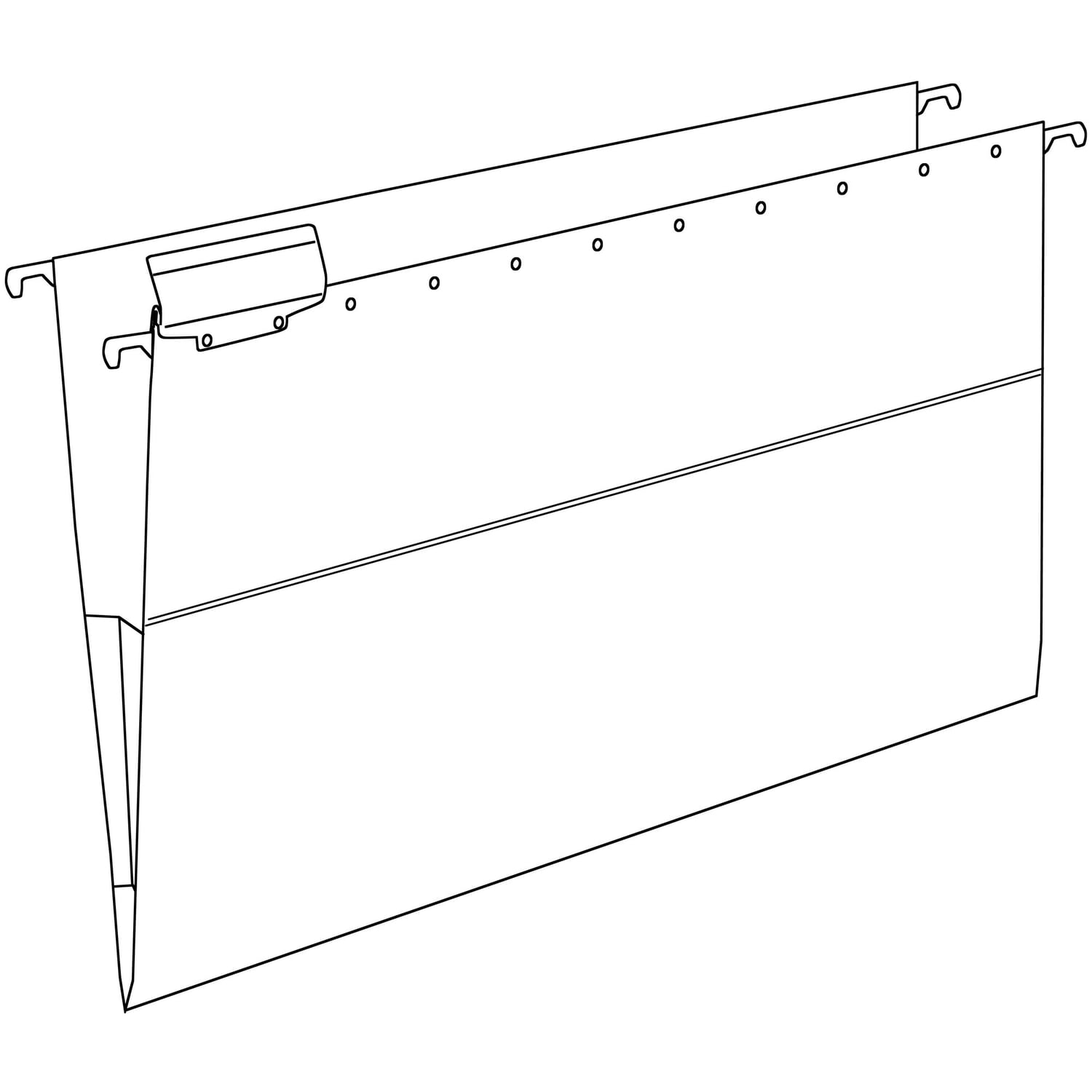 Leitz hanging file folder black