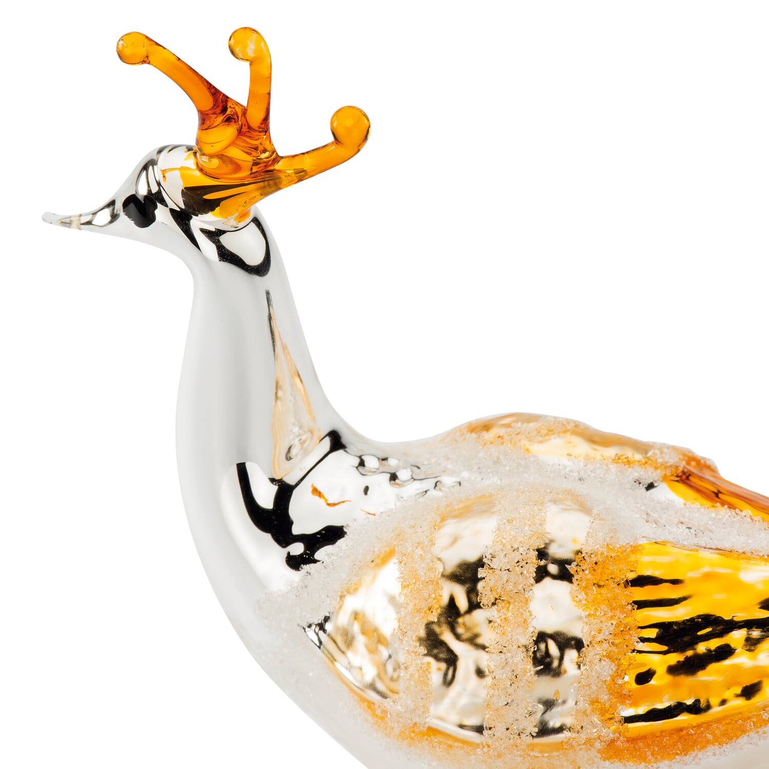 Lauscha glass peacock traditional