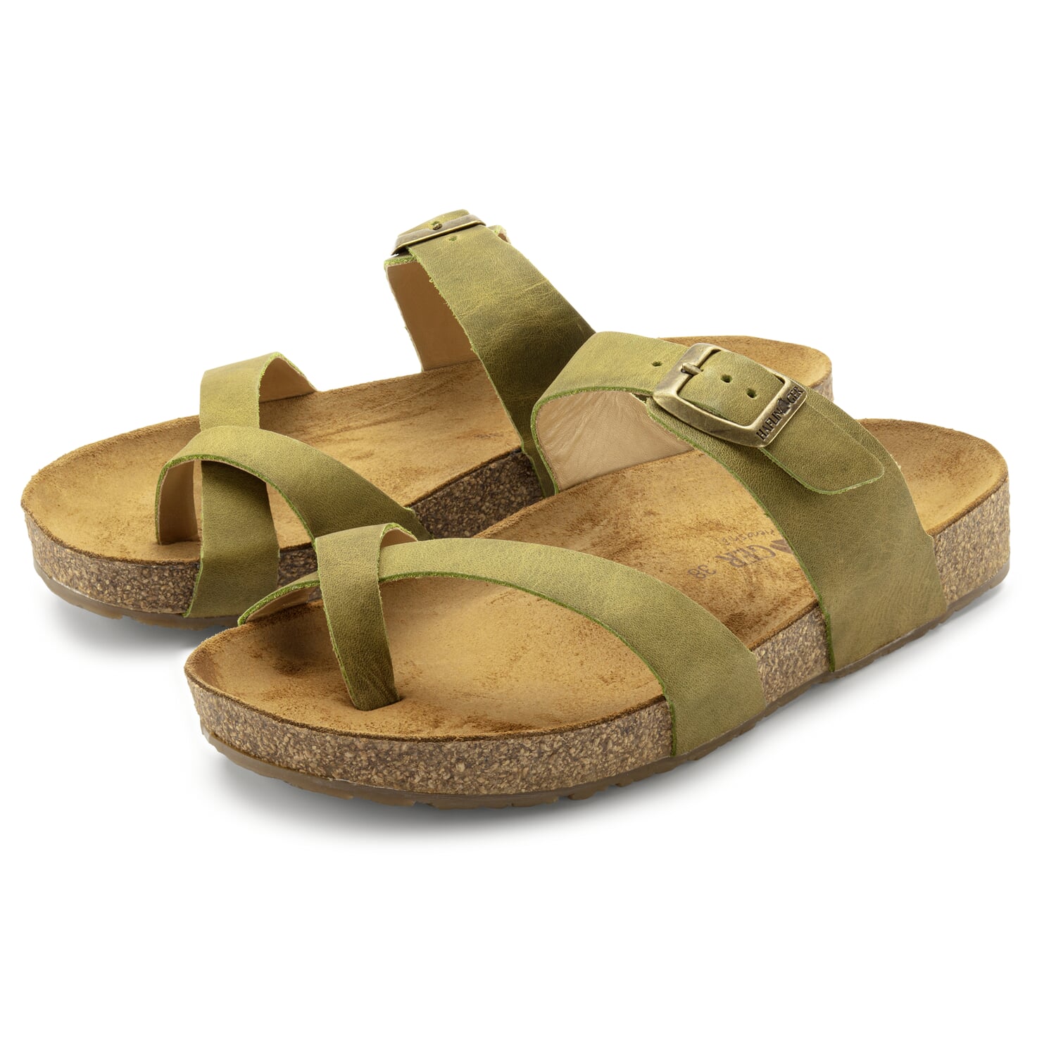 Ladies leather mules