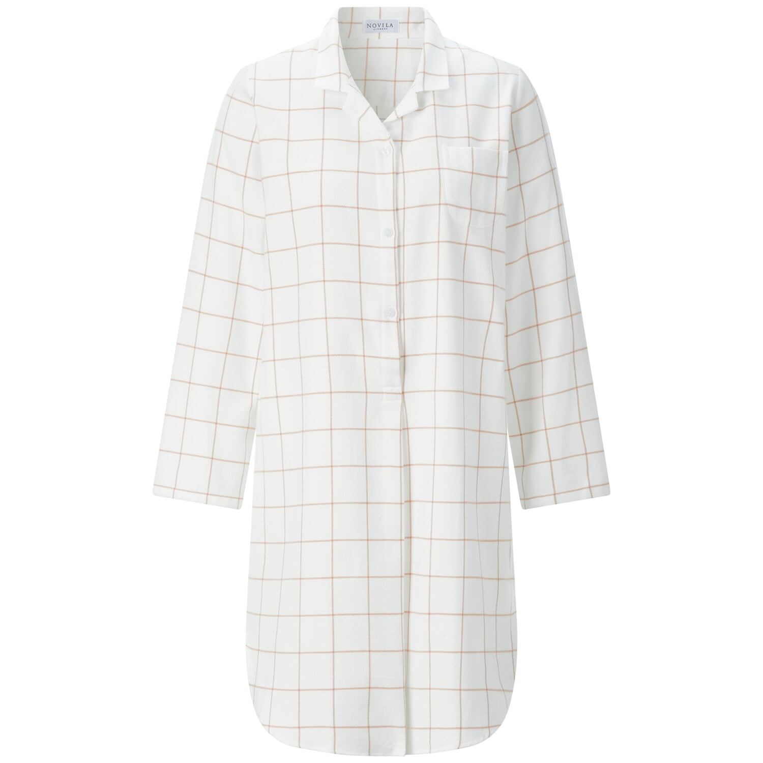Ladies' nightgown flannel plaid
