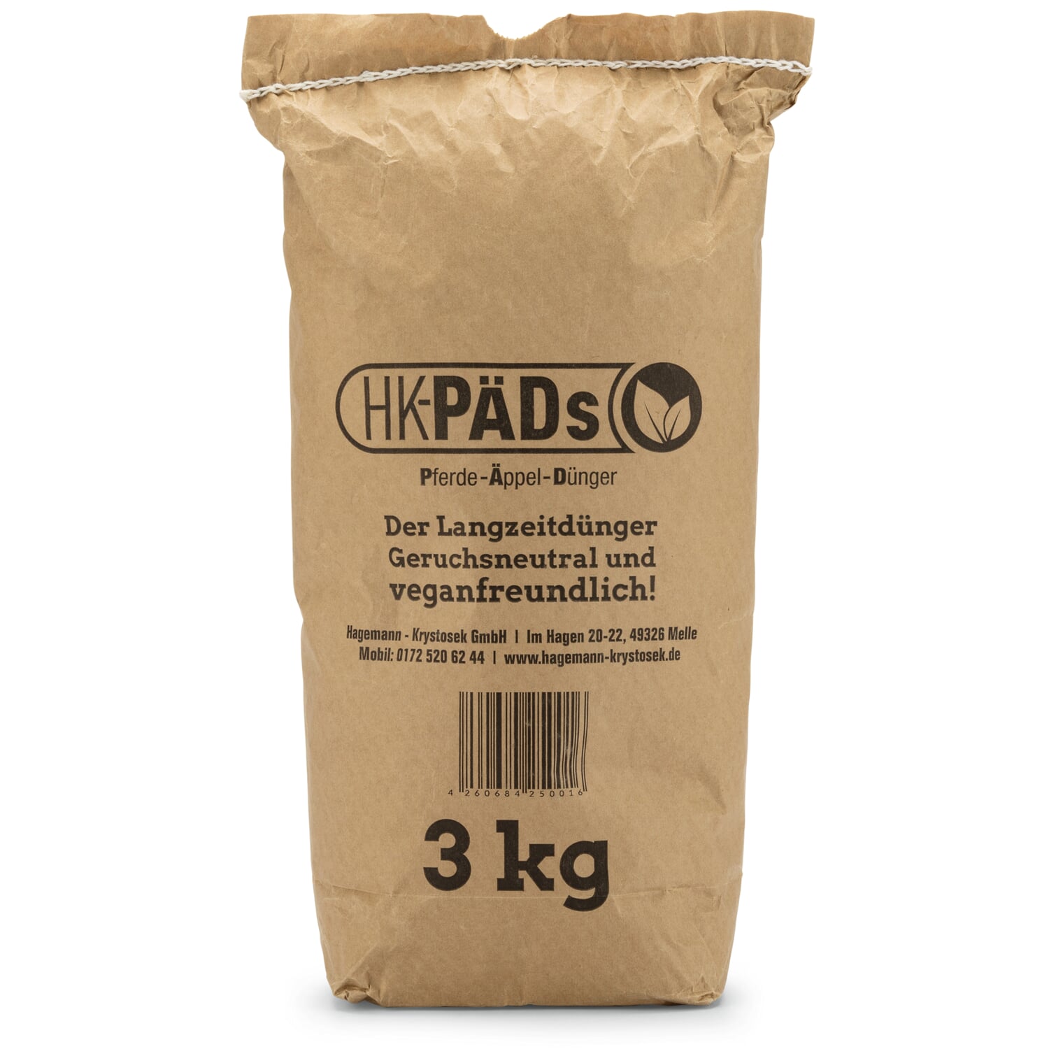 Natural fertilizer from horse apples