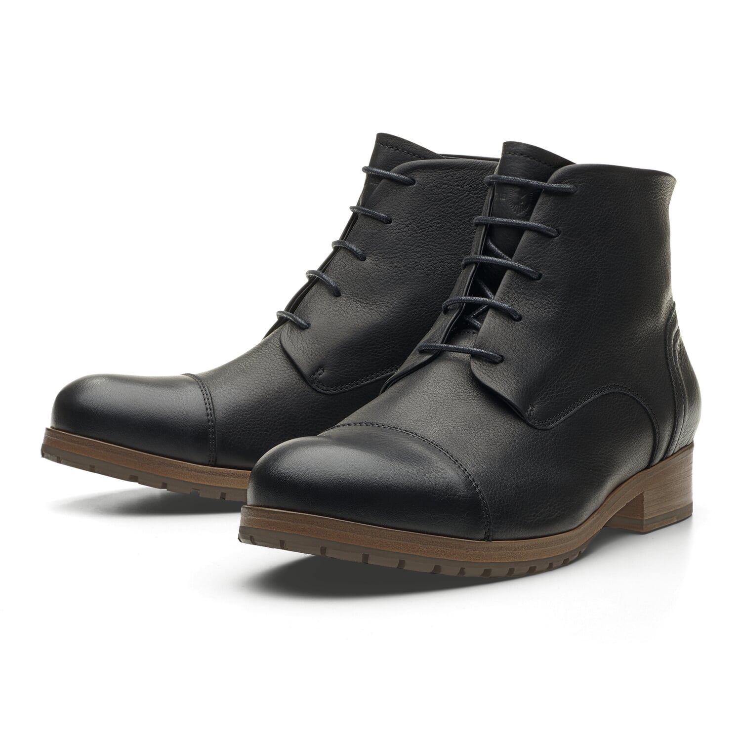 High men shoe cowhide leather