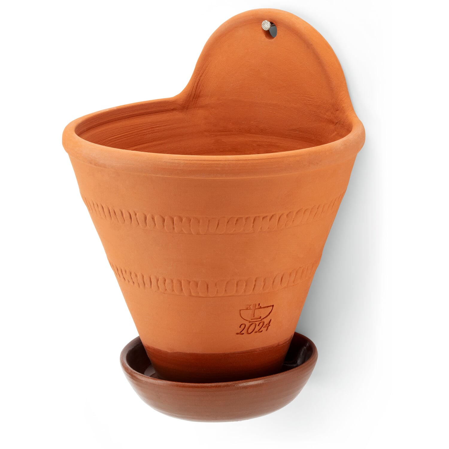 Wall pot terracotta