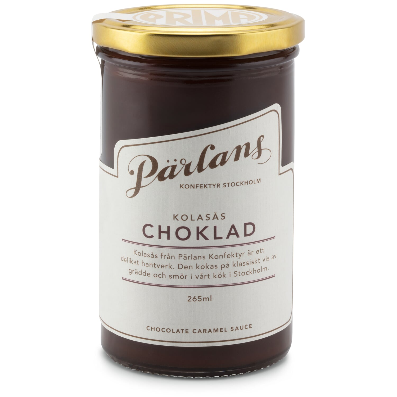 Caramel sauce with chocolate