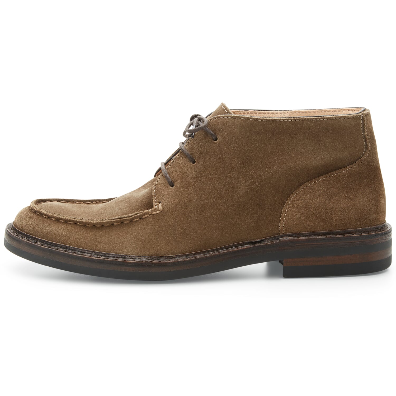 Mens lace up boot suede leather