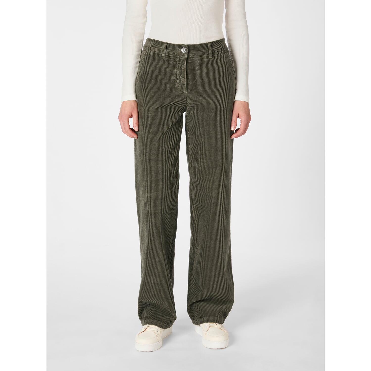 Ladies corduroy pants wide leg