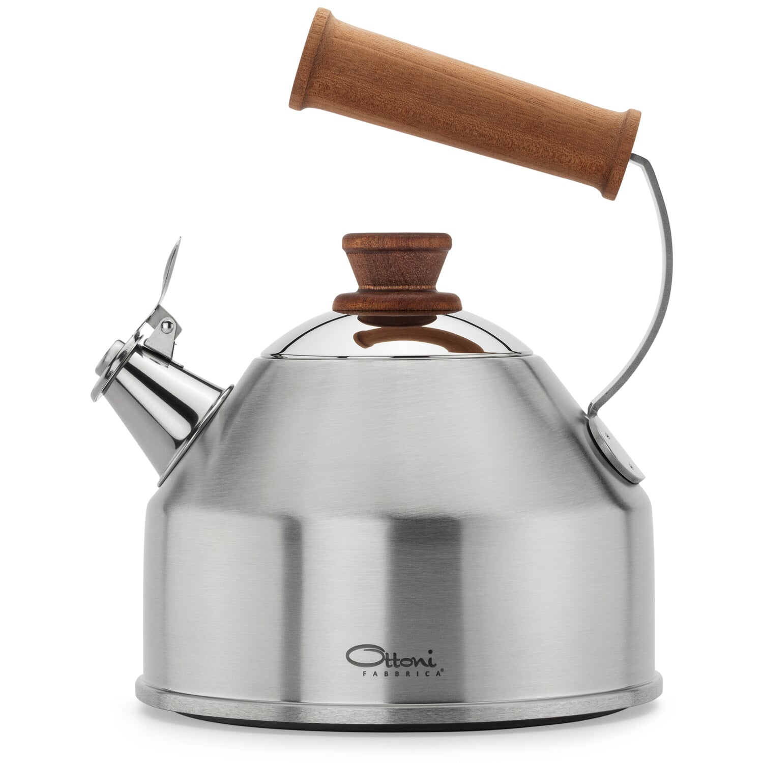 Italian kettle LIGNUM SATINATO