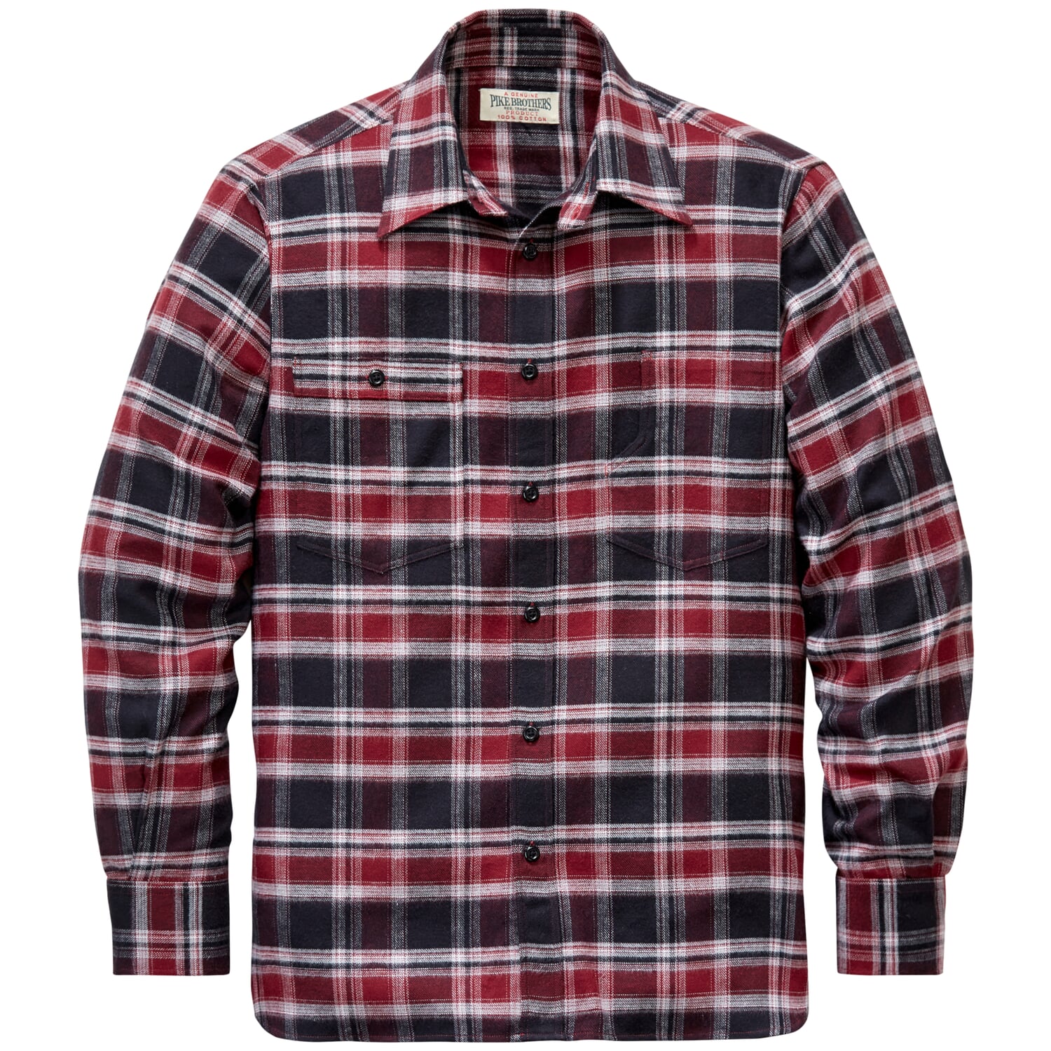 Men's flannel shirt 1937 plaid