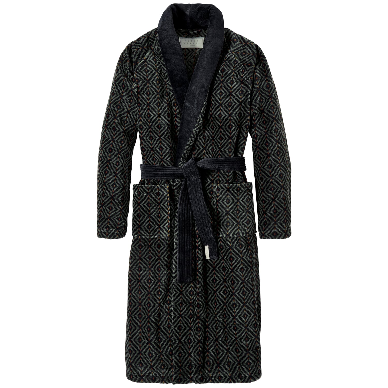 House and bathrobe diamond pattern