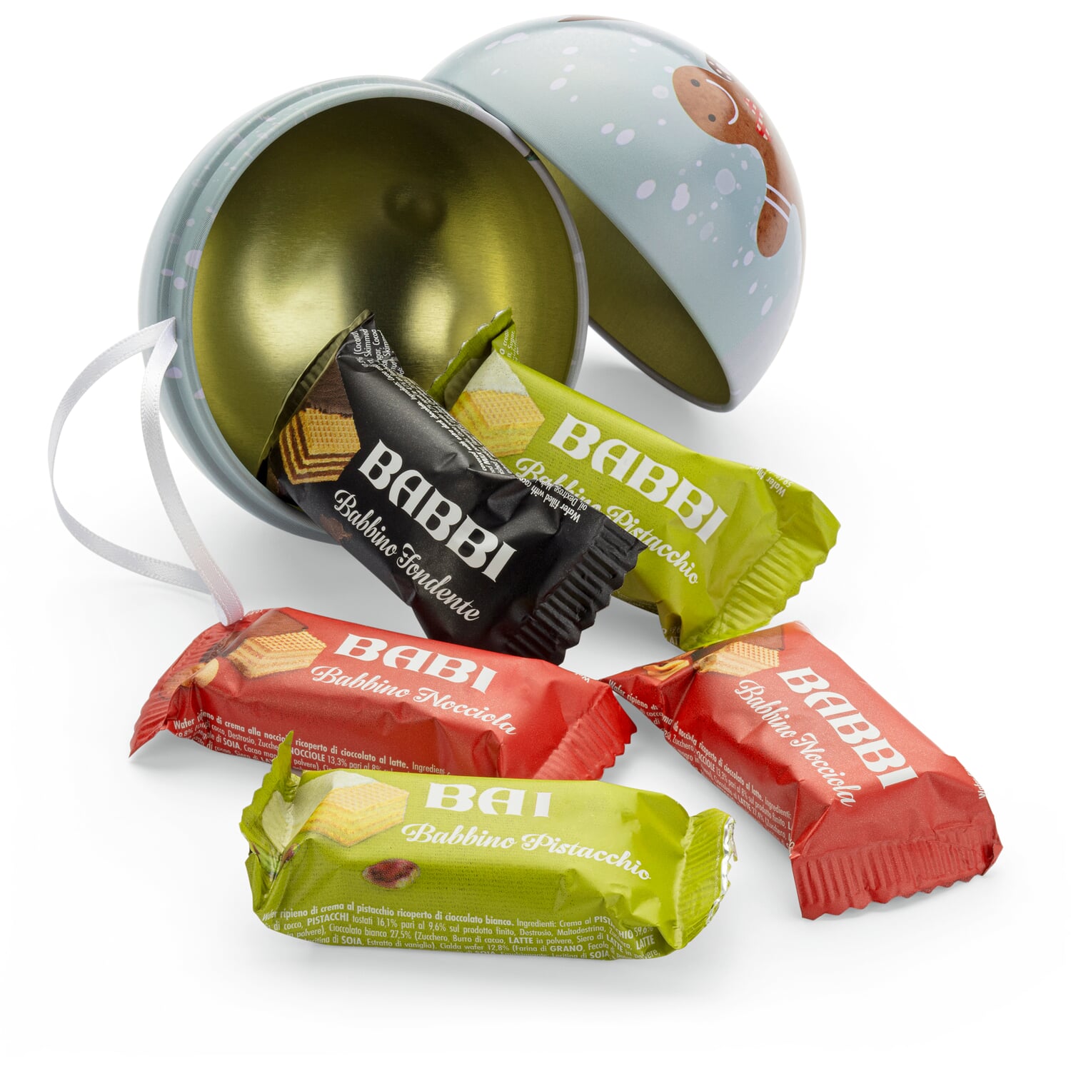 Babbini Christmas bauble (with cream wafers)