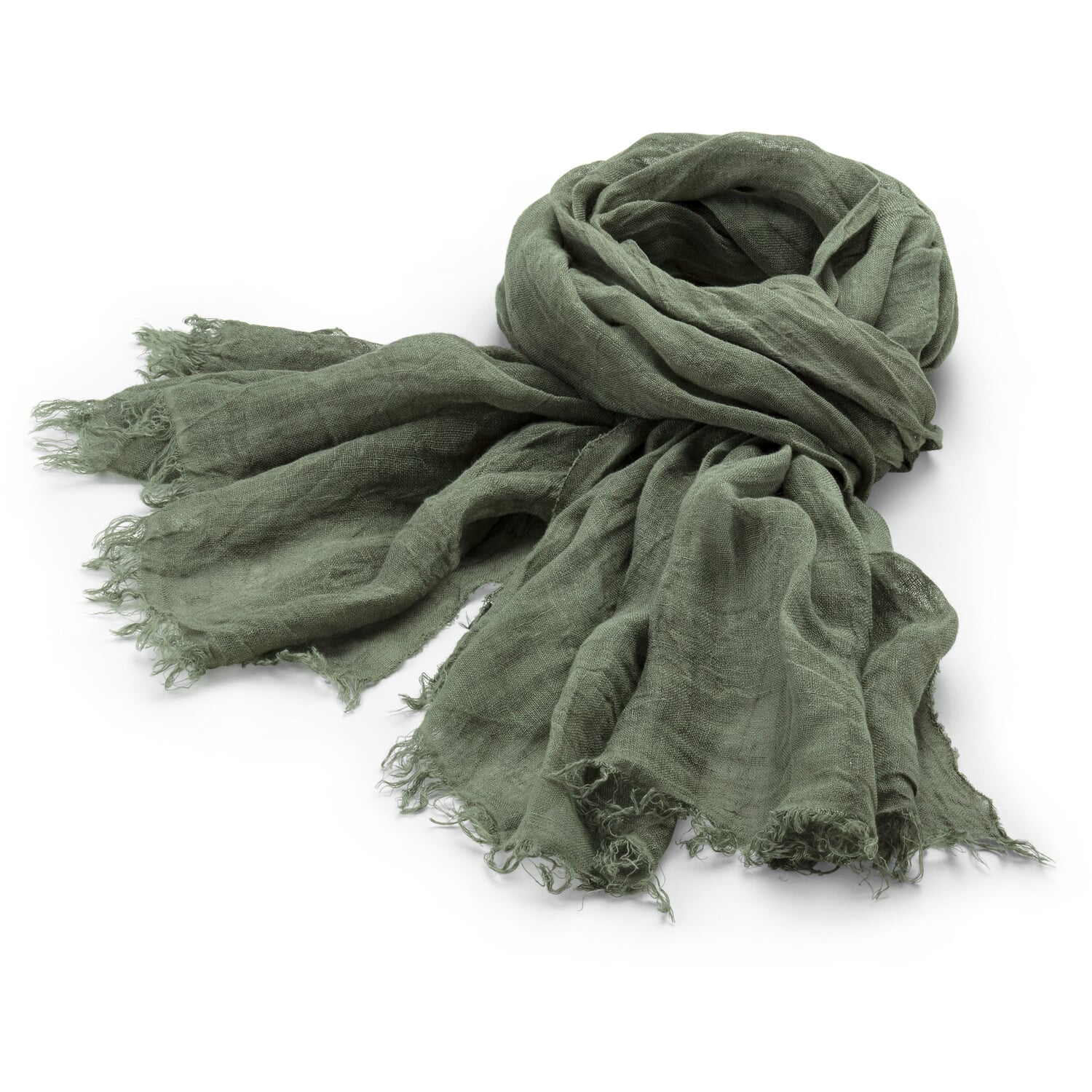 Unisex linen scarf