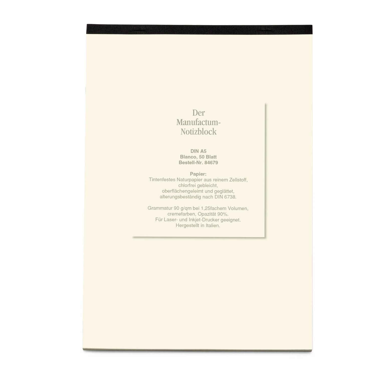 Manufactum notepad DIN A5