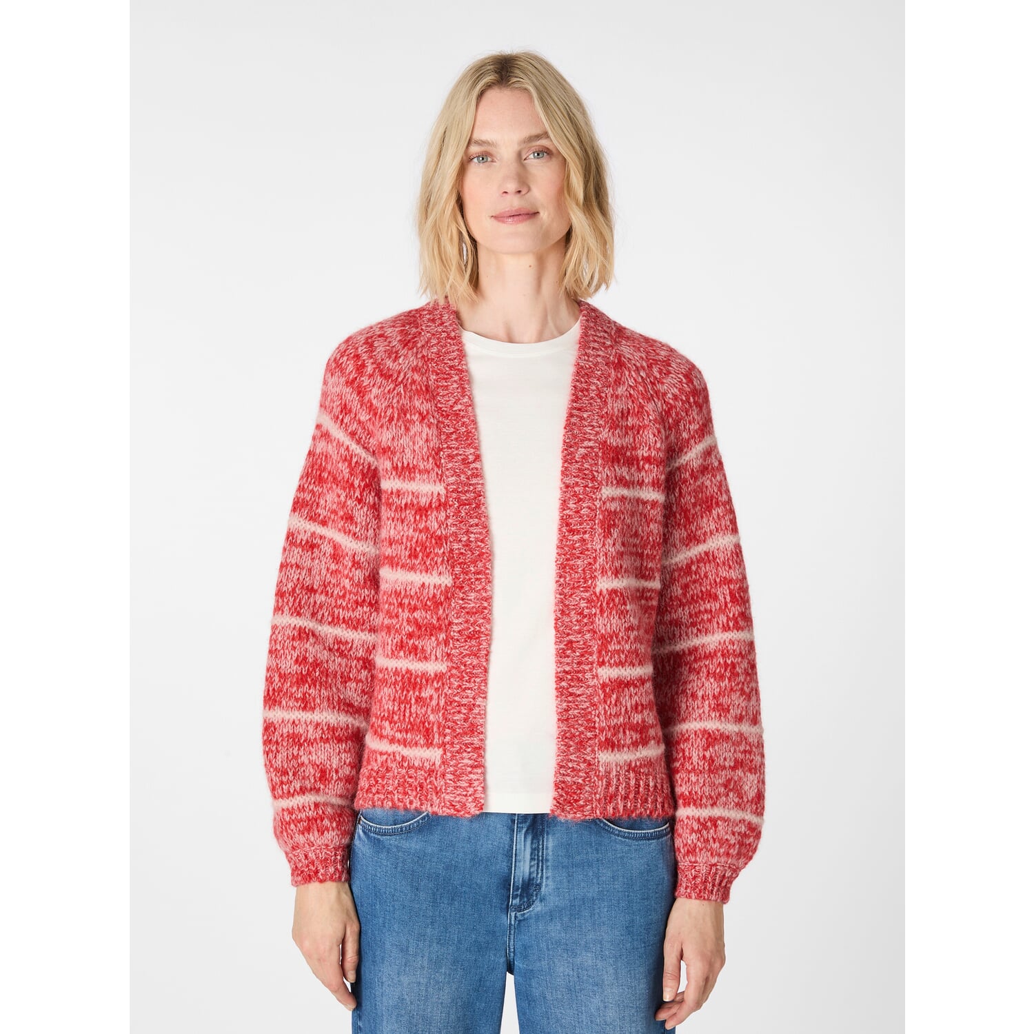 Women's striped cardigan