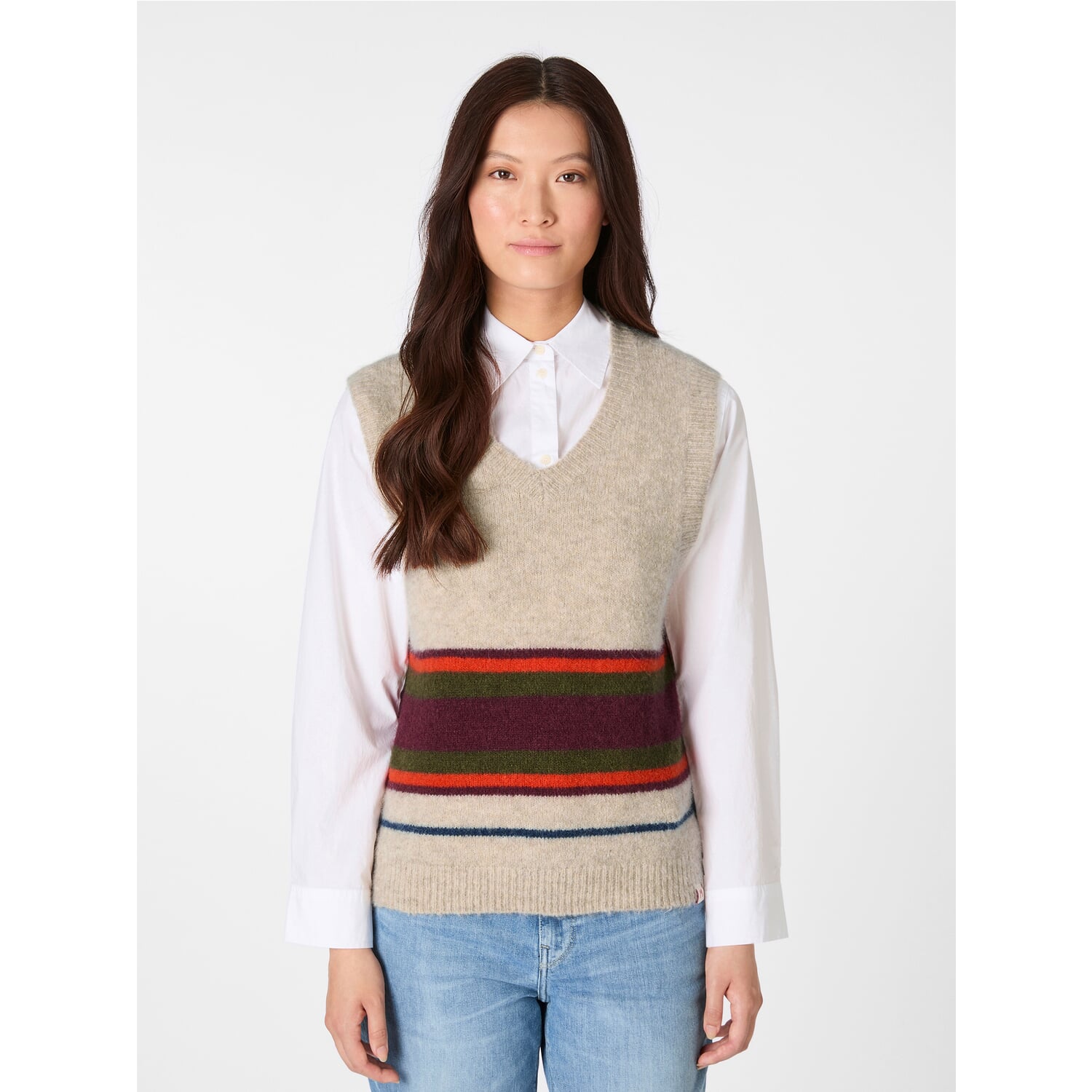 Women's striped jumper