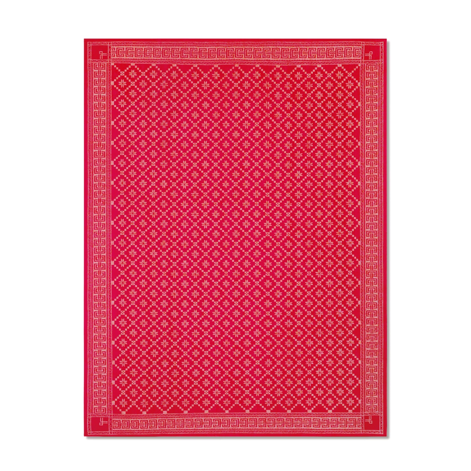 Swedish tablecloth red