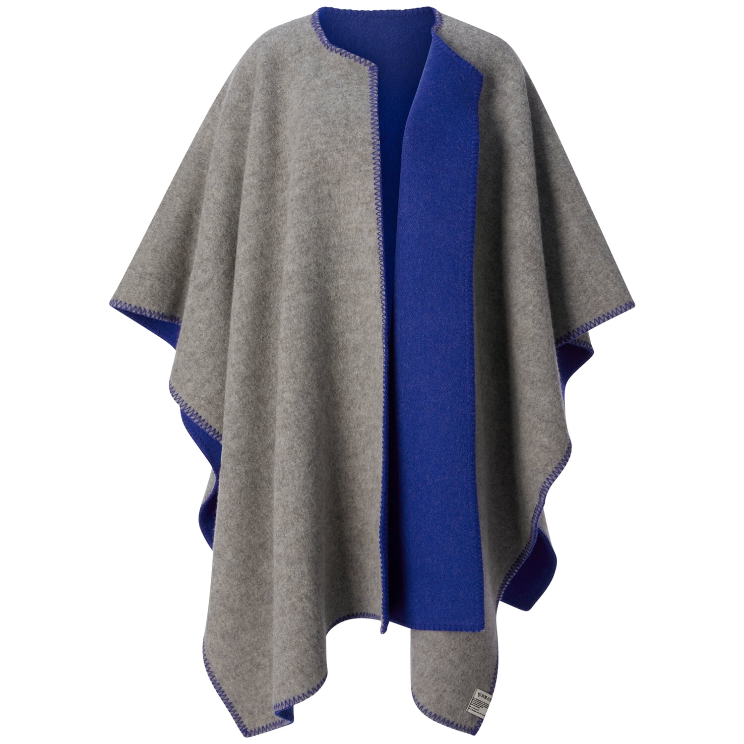 Norwegian poncho lambswool