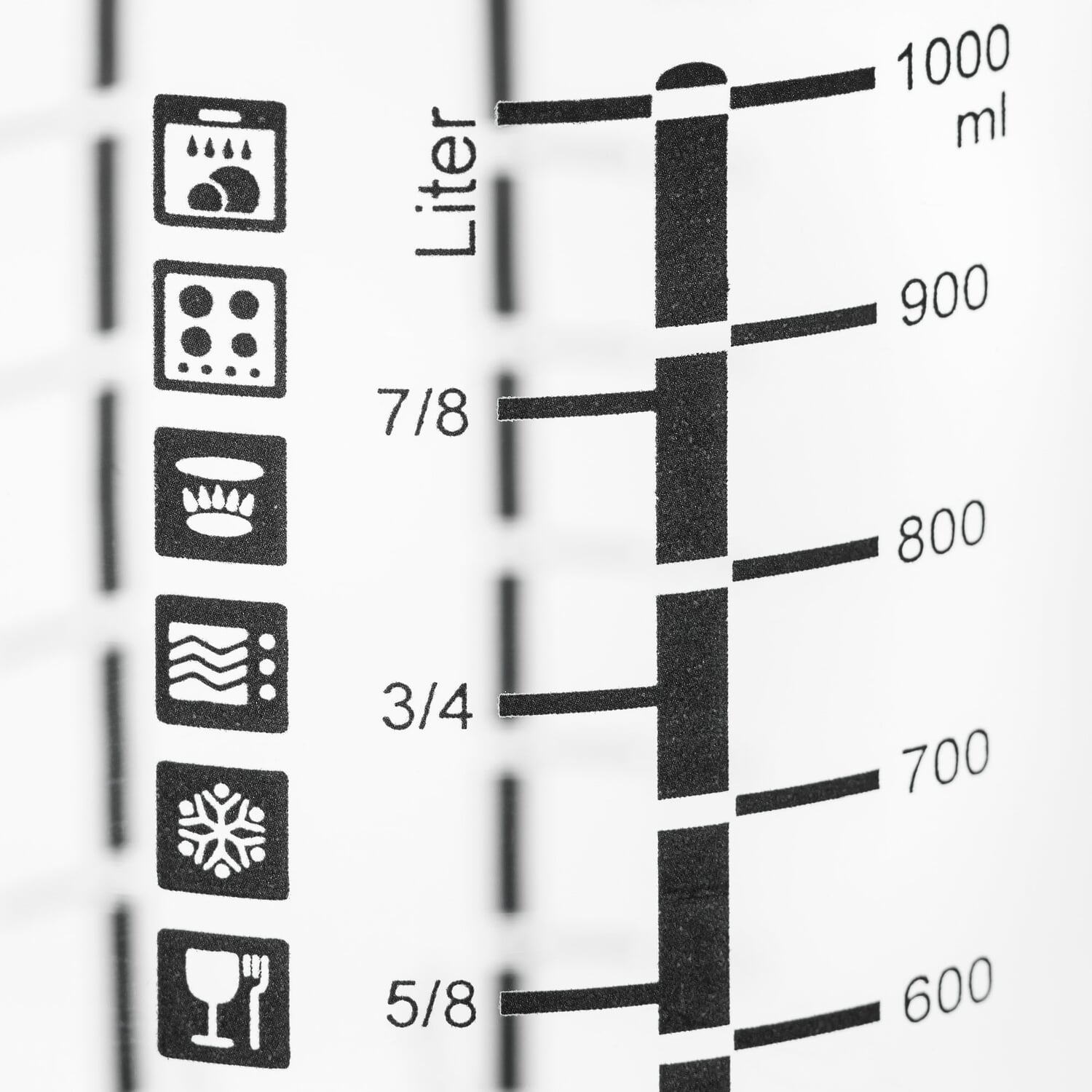 Measuring cup borosilicate glass